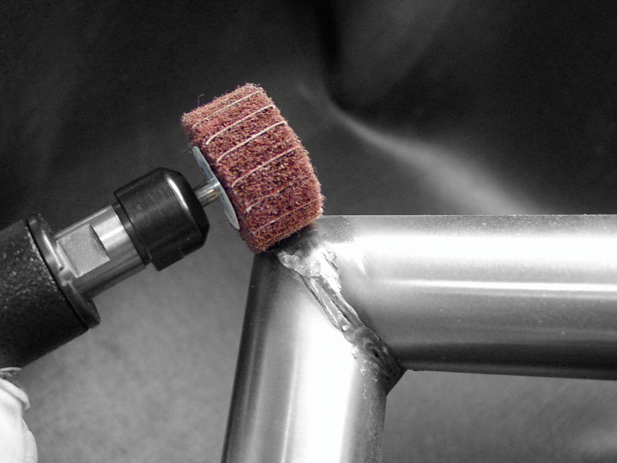 LUKAS-ERZETT A2204060306204 Fächerschleifer SFM für Edelstahl 60x30mm Schaft 6mm Siliciumcarbid Korn 100/80 10St.