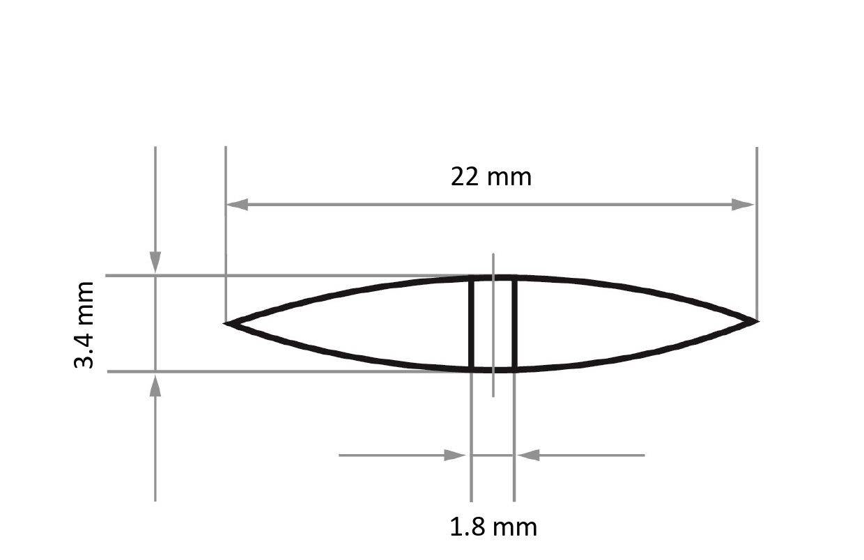 LUKAS-ERZETT A2950000105007 Polierlinse Durchmesser 22mm 100St.