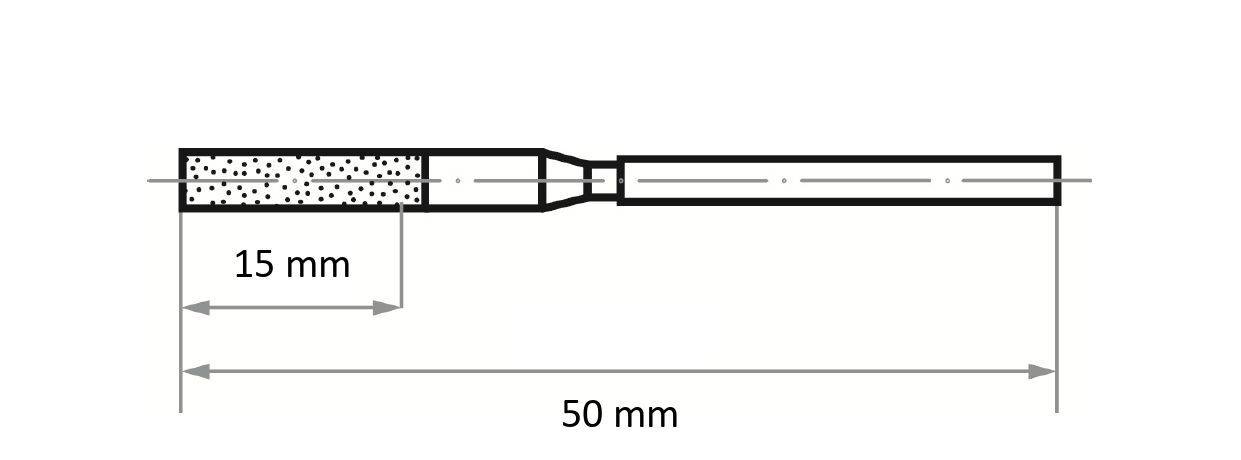 LUKAS-ERZETT A34003130126 Diamantfeile DF 3130 | Querschnitt 4mm | Korn D 126 1St.