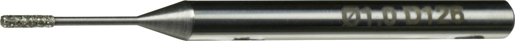 LUKAS-ERZETT A34013050126 Diamantschleifstift DS Zylinderform 1x3mm Schaft 3mm 1St.