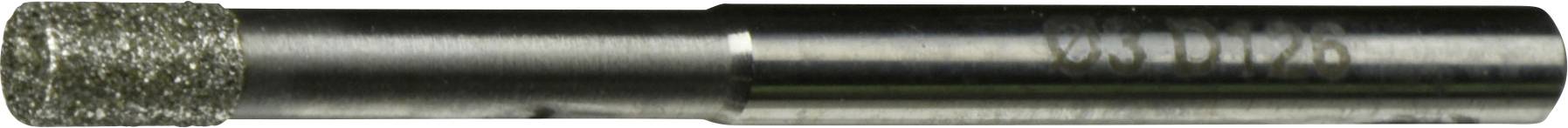 Eine Nahaufnahme eines zylindrischen Metallwerkzeugs mit strukturiertem Griff an einem Ende, das einem Bohrer oder einer Metallstange ähnelt und für die Metallbearbeitung verwendet wird.
