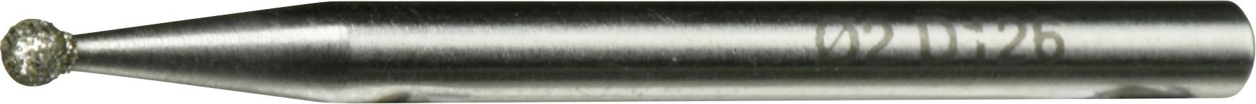 LUKAS-ERZETT A34013090126 Diamantschleifstift DSK Kugelform 2x2mm Schaft 3mm 1St.