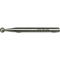 LUKAS-ERZETT A34013091126 Diamantschleifstift DSK Kugelform 3x3mm Schaft 3mm 1St. LUKAS-ERZETT A34013091126 Diamantschleifstift DSK Kugelform 3x3mm Schaft 3mm 1St.