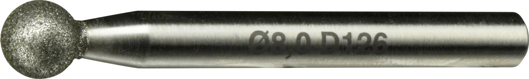 LUKAS-ERZETT A34013095126 Diamantschleifstift DSK Kugelform 8x8mm Schaft 6mm 1St.