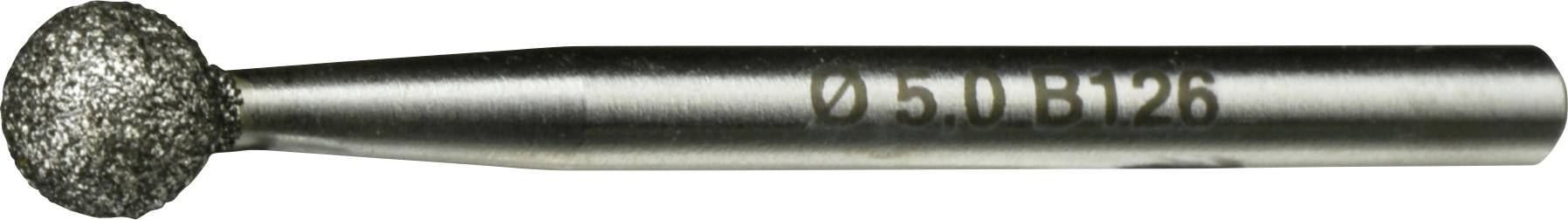 LUKAS-ERZETT A34033093126 CBN-Schleifstift CSK Kugelform 5x5mm Schaft 3mm 1St.