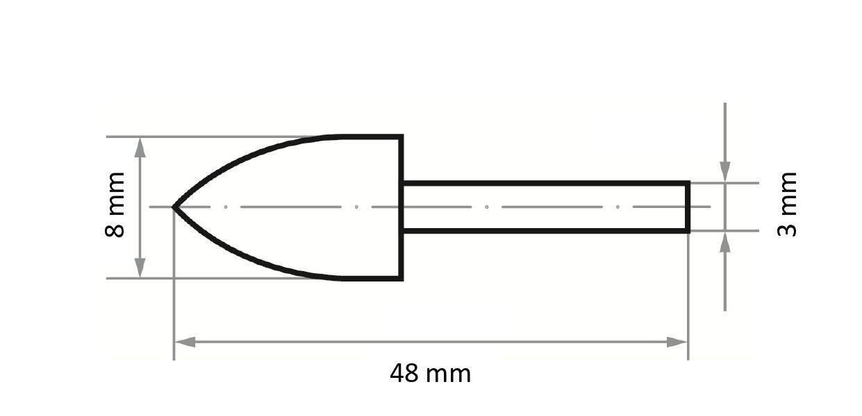 LUKAS-ERZETT A3701008103 Polierstift 20St.