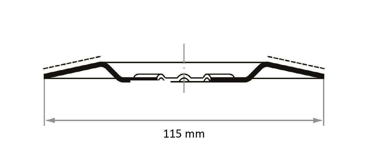 LUKAS-ERZETT A18031153E Hartmetall-Granulat-Teller HGWT Ø115mm | schräg