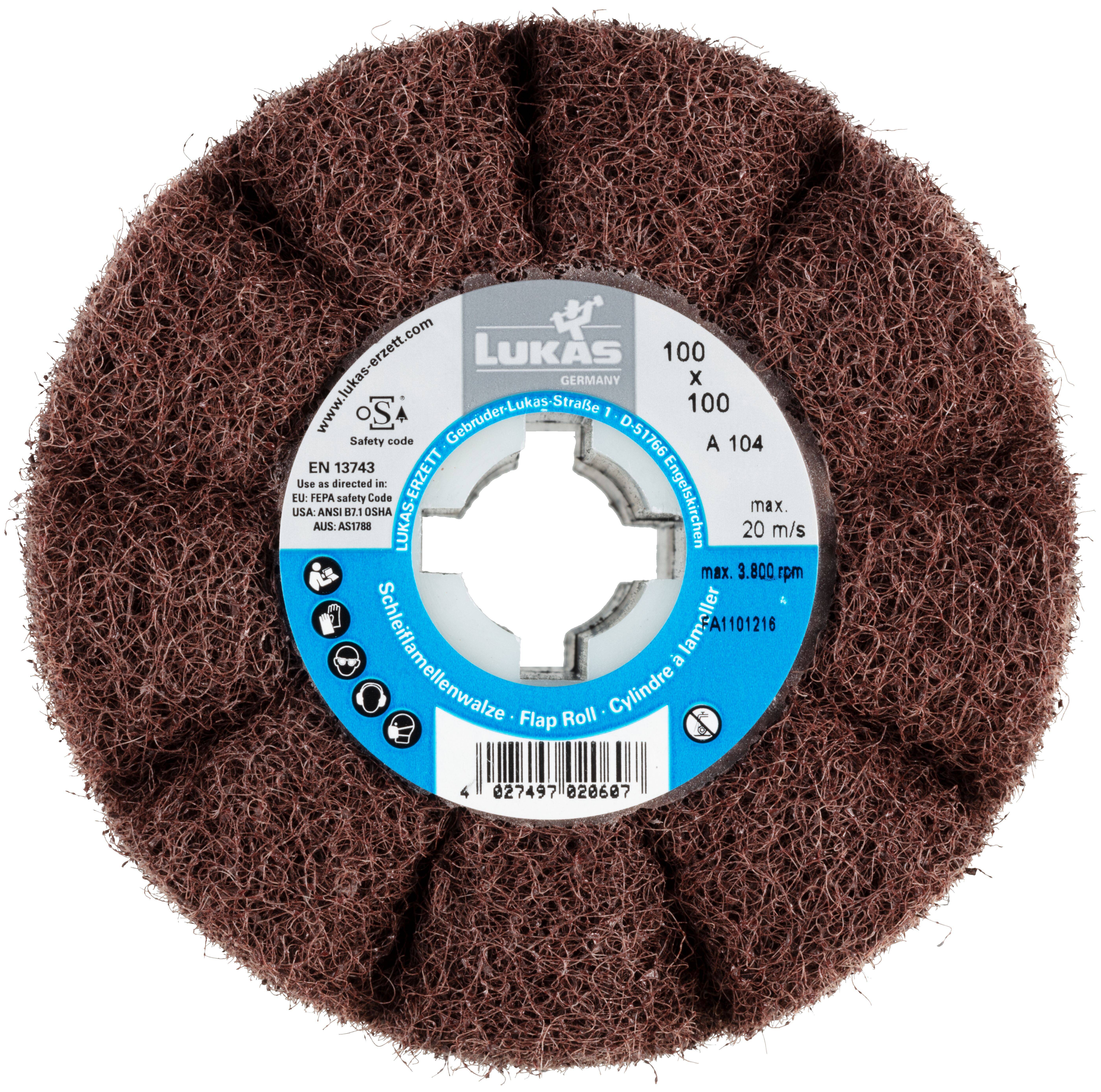 LUKAS-ERZETT A22811001000208 Schleifwalze LWF 100100 B.19 C 208 Durchmesser 100mm 1St.