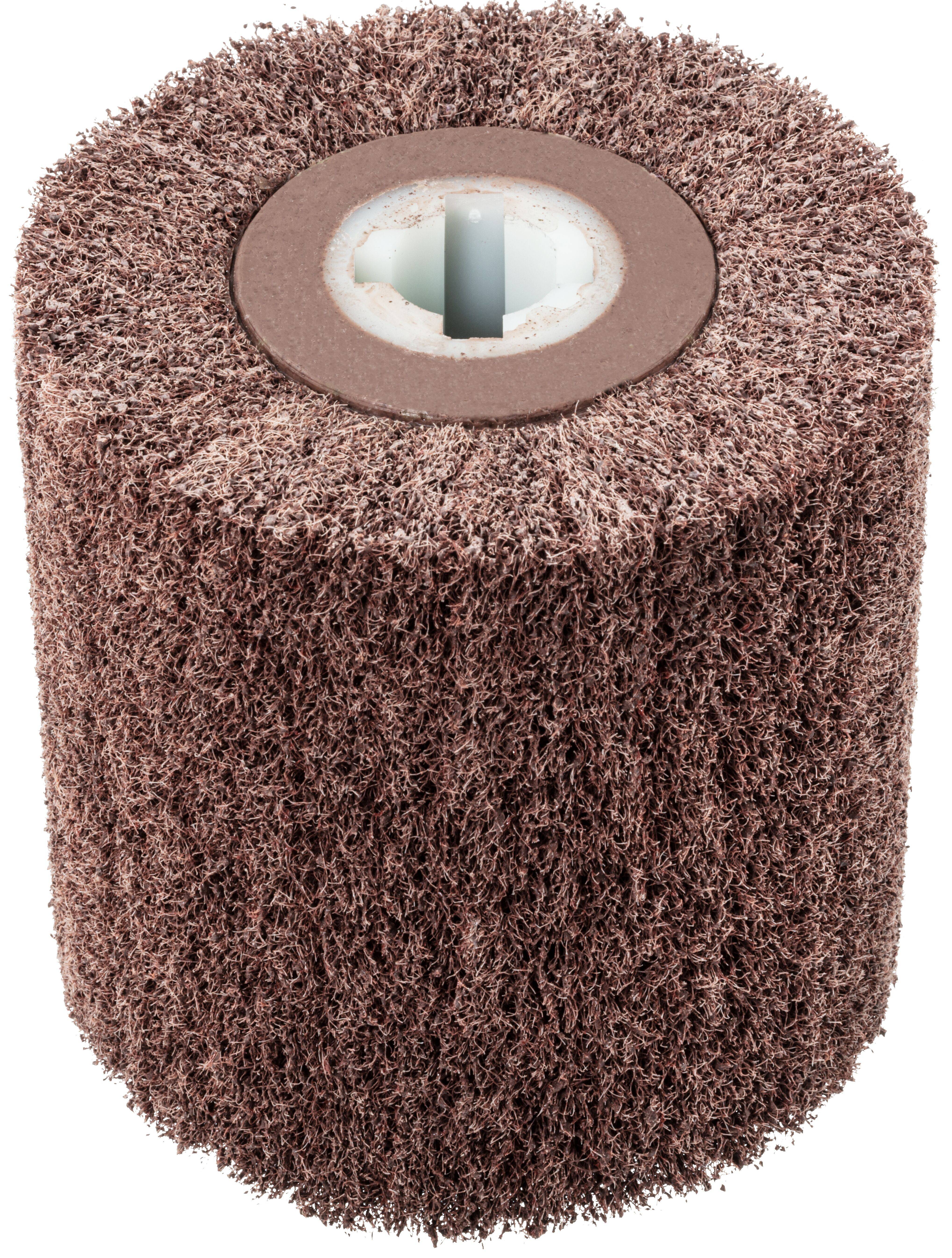 LUKAS-ERZETT A22861001000104 Schleifvlies-Lamellenwalze LWV universal 100x100mm mit Bohrung 19mm | Korund Korn 100 1St.