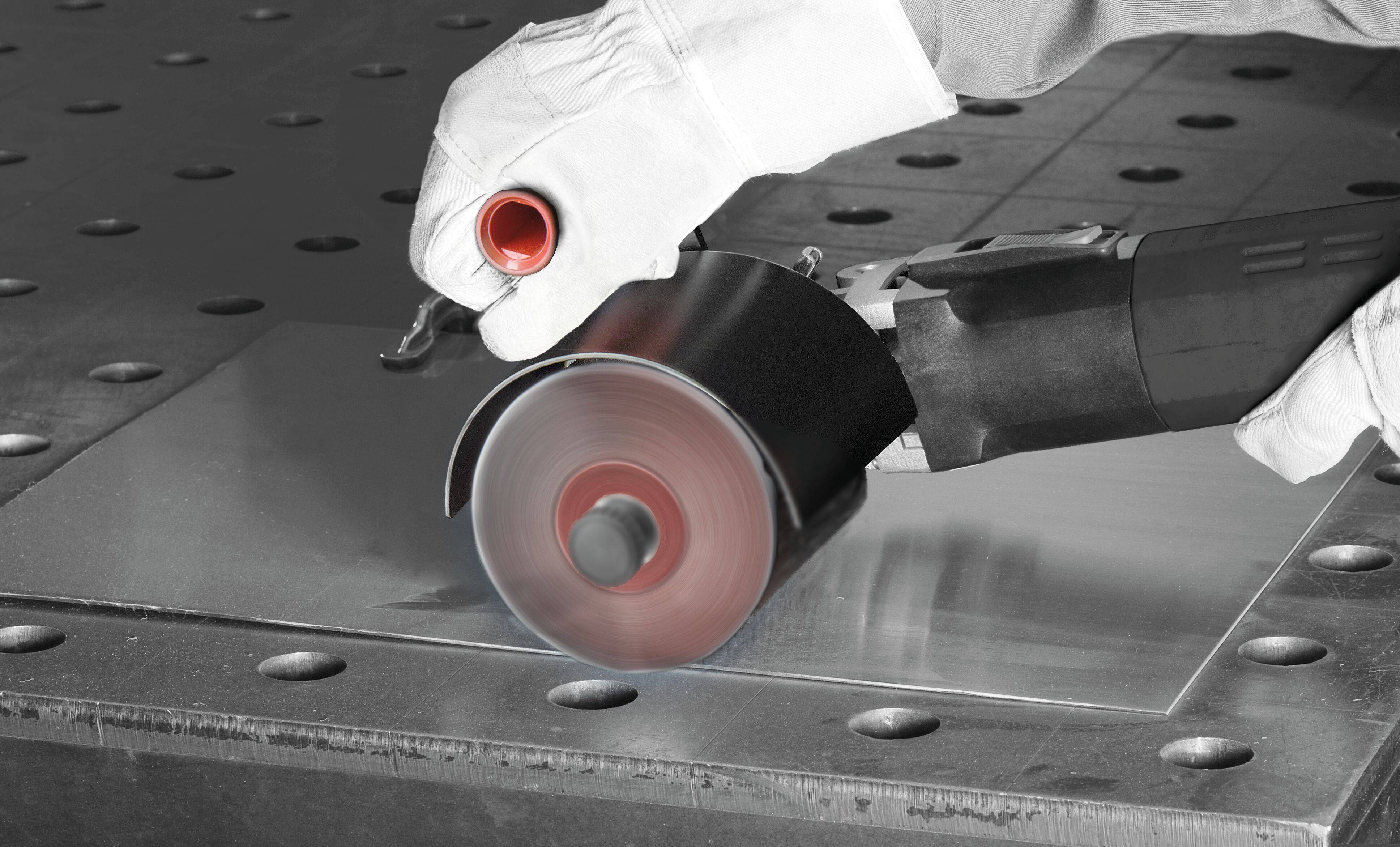 LUKAS-ERZETT A2286100500106 Schleifvlies-Lamellenwalze LWV universal 100x50mm mit Bohrung 19mm | Korund Korn 180 2St.