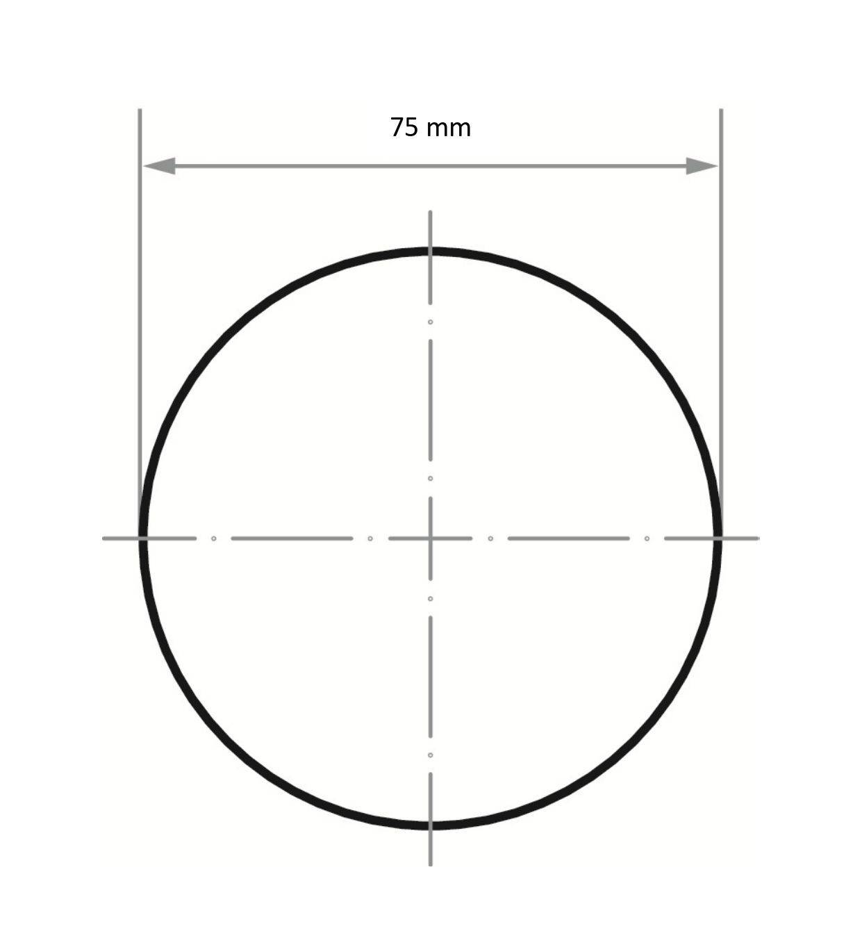 LUKAS-ERZETT A2300075080 Schleifscheiben-Set Durchmesser 75mm 100St.