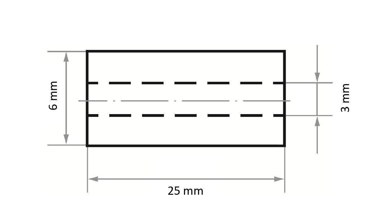 LUKAS-ERZETT SRZY 0625 B.03 NK 80 A240300625080 Schleifhülse Körnung (num) 80 (Ø x L) 6mm x 25mm 50St.