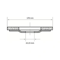 LUKAS-ERZETT A27151780401401 Fächerschleifscheibe Durchmesser 178mm Bohrungs-Ø 22.23mm 10St. LUKAS-ERZETT A27151780401401 Fächerschleifscheibe Durchmesser 178mm Bohrungs-Ø 22.23mm 10St.