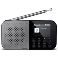 Sharp Outdoorradio FM, DAB Bluetooth® Akku-Ladefunktion, Fühlbare Tasten Schwarz Sharp Outdoorradio FM, DAB Bluetooth® Akku-Ladefunktion, Fühlbare Tasten Schwarz