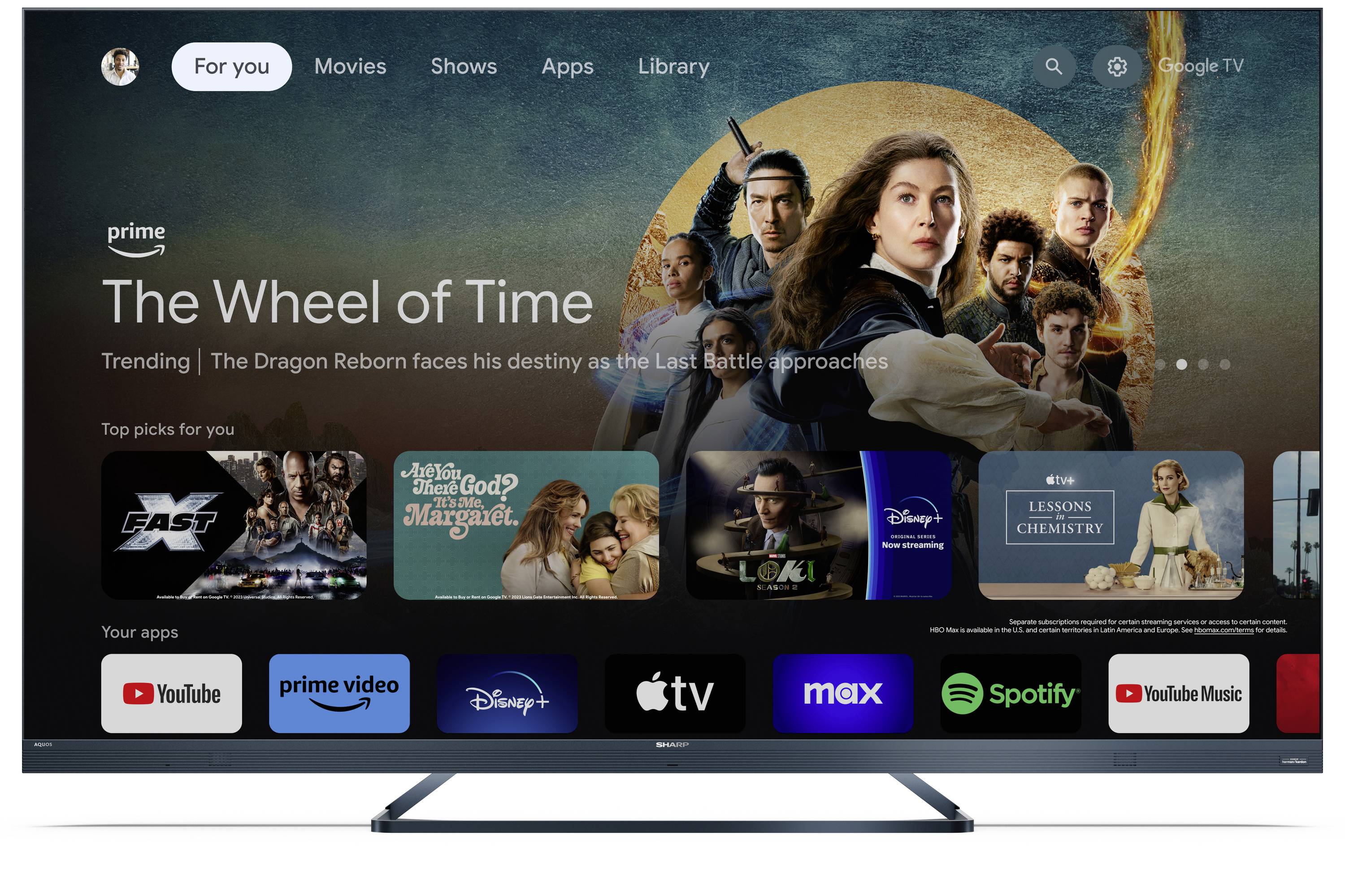 Sharp QLED-TV 189cm 75 Zoll EEK E (A - G) Schwarz