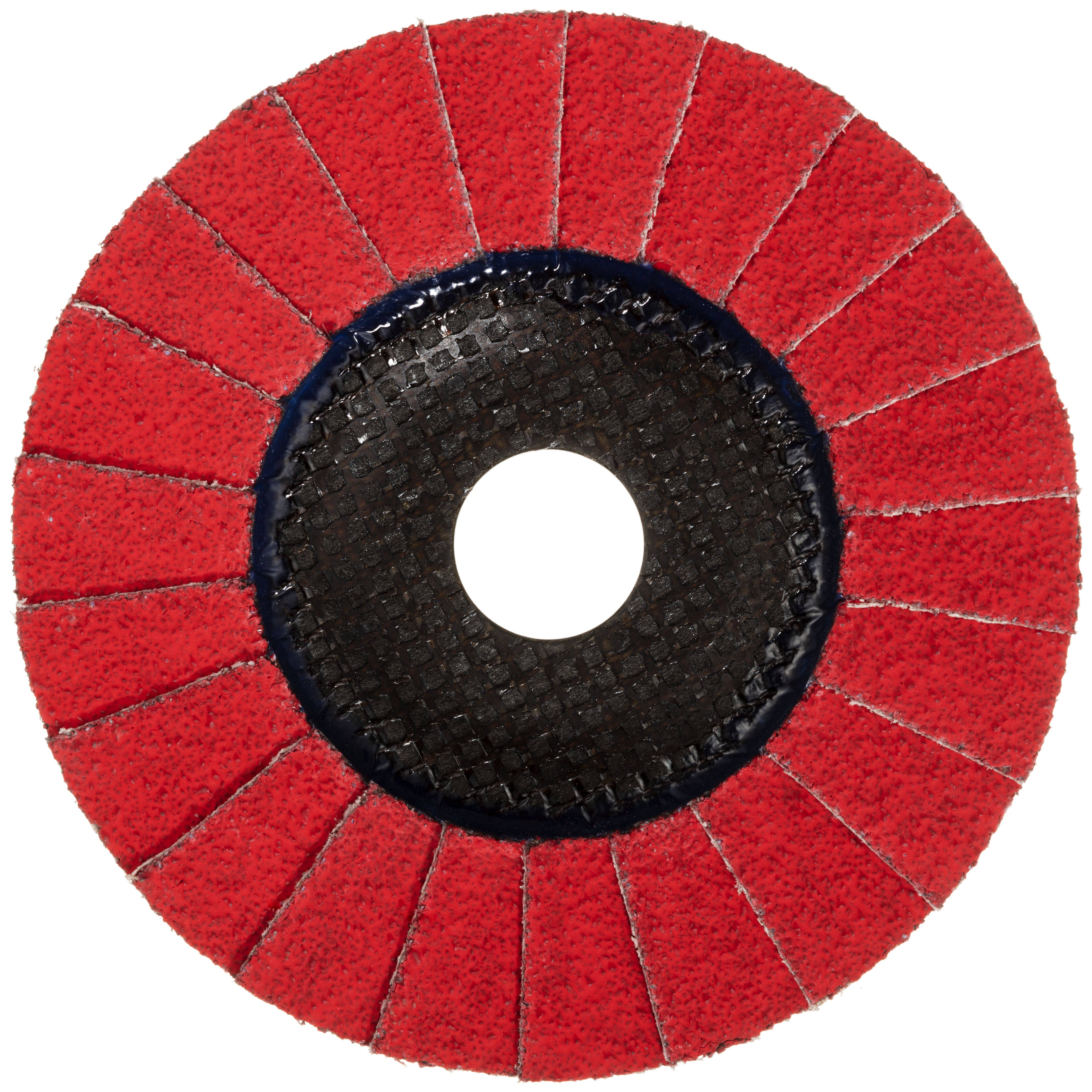 LUKAS-ERZETT A27441250401450 Fächerschleifscheibe Durchmesser 125mm Bohrungs-Ø 22.23mm 10St.