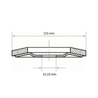 LUKAS-ERZETT A27461150801406 Fächerschleifscheibe Durchmesser 115mm Bohrungs-Ø 22.23mm 10St. LUKAS-ERZETT A27461150801406 Fächerschleifscheibe Durchmesser 115mm Bohrungs-Ø 22.23mm 10St.