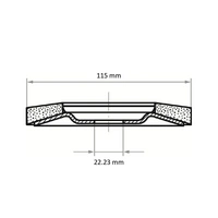 LUKAS-ERZETT A27471150601465 Fächerschleifscheibe Durchmesser 115mm Bohrungs-Ø 22.23mm 10St. LUKAS-ERZETT A27471150601465 Fächerschleifscheibe Durchmesser 115mm Bohrungs-Ø 22.23mm 10St.
