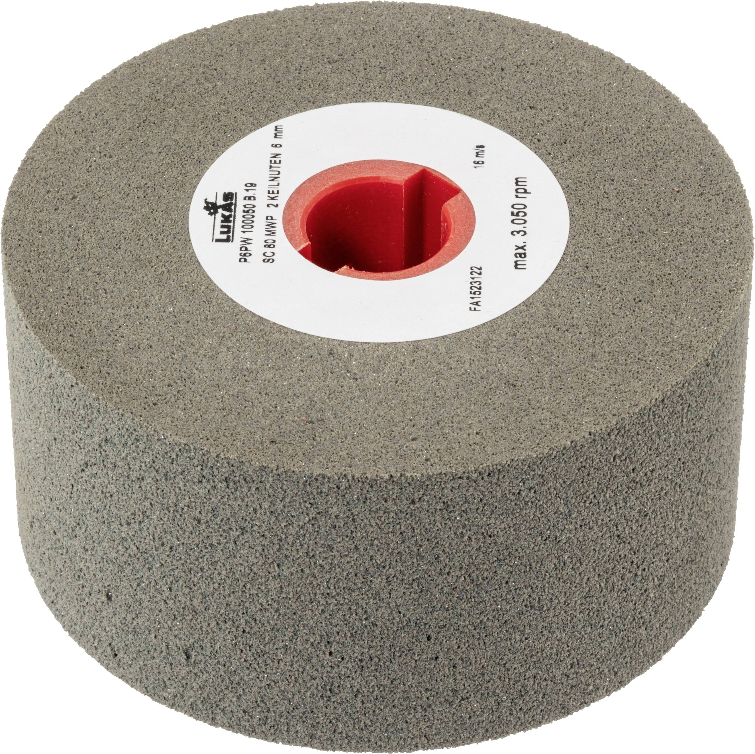 LUKAS-ERZETT A29401000500041 Schleifwalze P6PW 100050 B.19 SIC 80 MWP Durchmesser 100mm 2St.