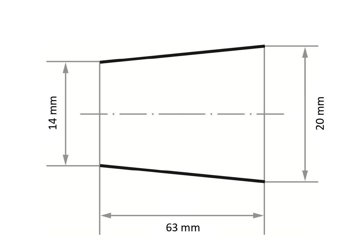 LUKAS-ERZETT SBKE 02063 NK 60 A300002063060 Schleifband-Set Körnung (num) 60 (Ø x L) 20mm x 63mm 50St.