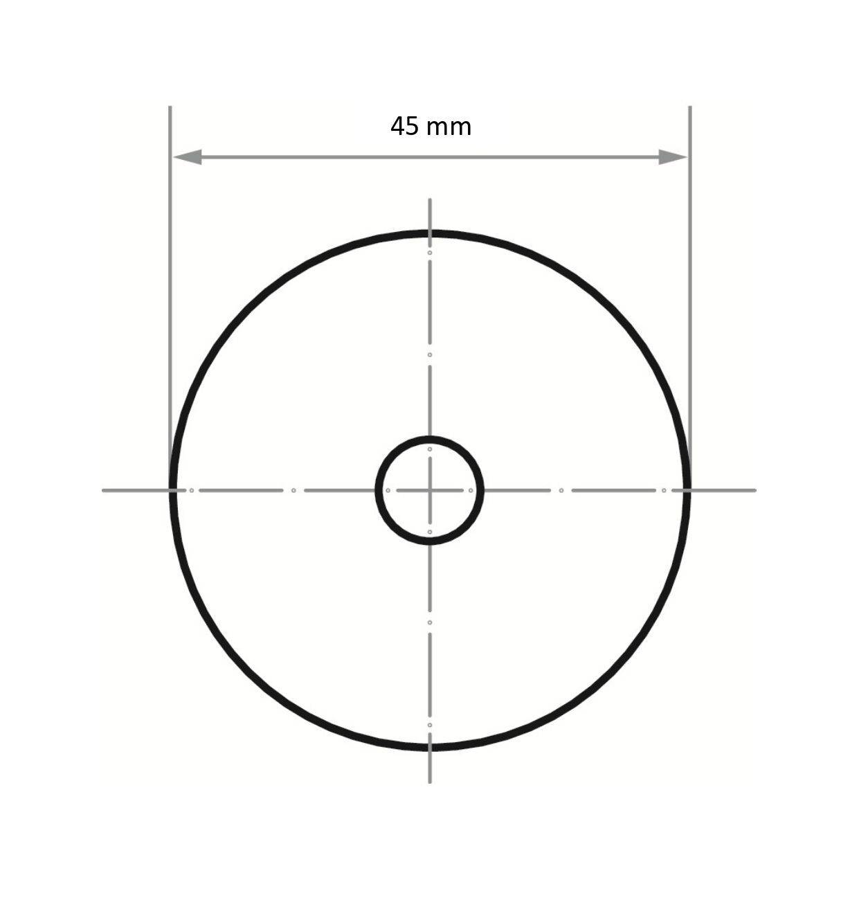 LUKAS-ERZETT PSH 045 NK 60 A3300045060 Schleifblatt Körnung (num) 50 (Ø) 45mm 100St.