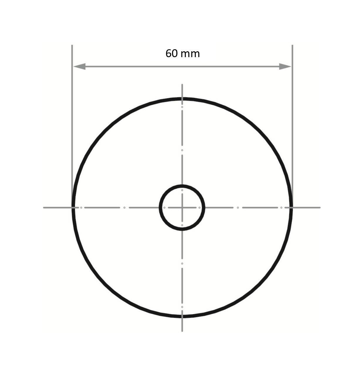 LUKAS-ERZETT PSH 060 NK 320 A3300060320 Schleifblatt Körnung (num) 320 (Ø) 60mm 100St.