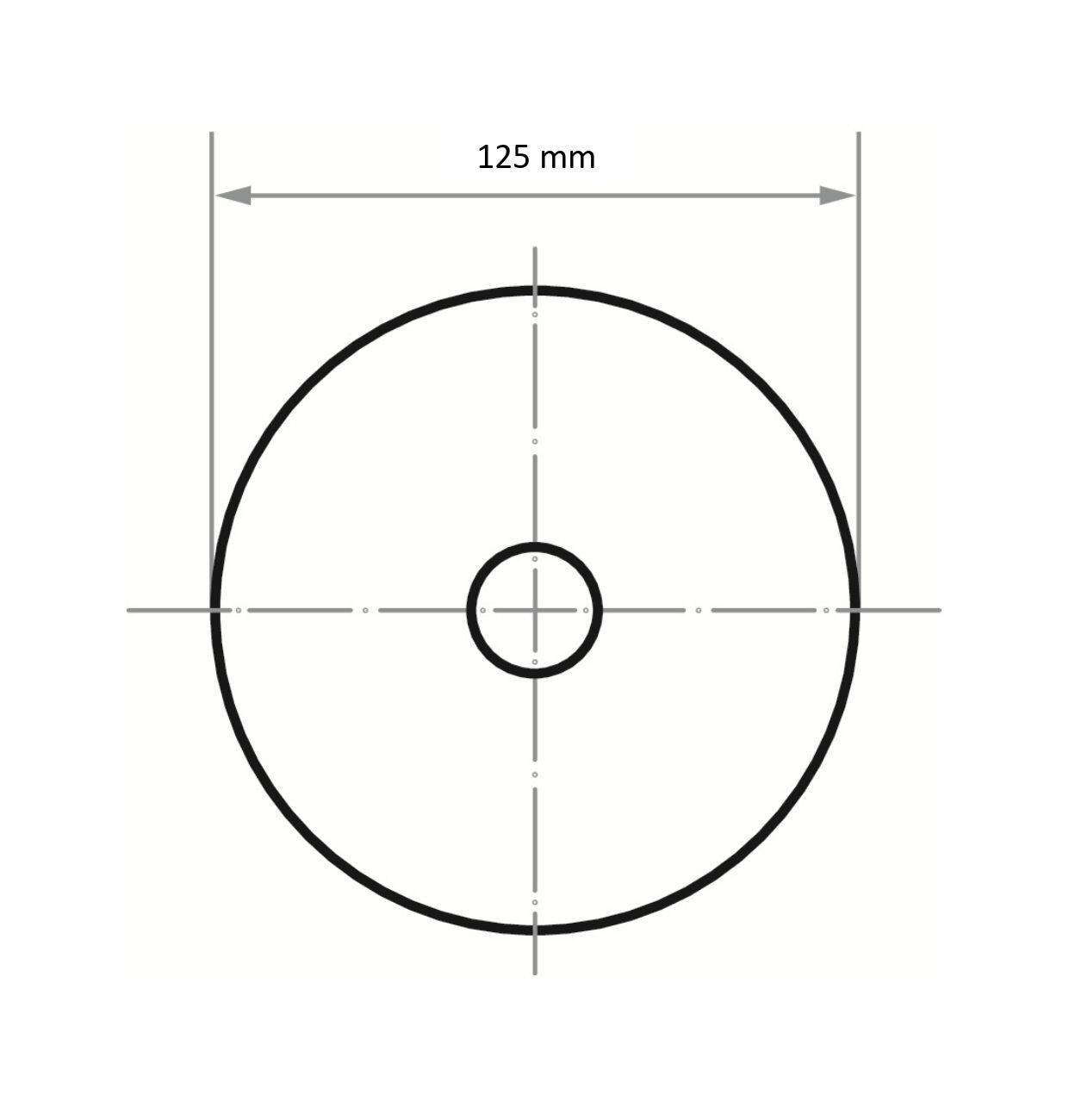 LUKAS-ERZETT PSH 125 NK 60 A3300120060 Schleifblatt Körnung (num) 60 (Ø) 125mm 100St.