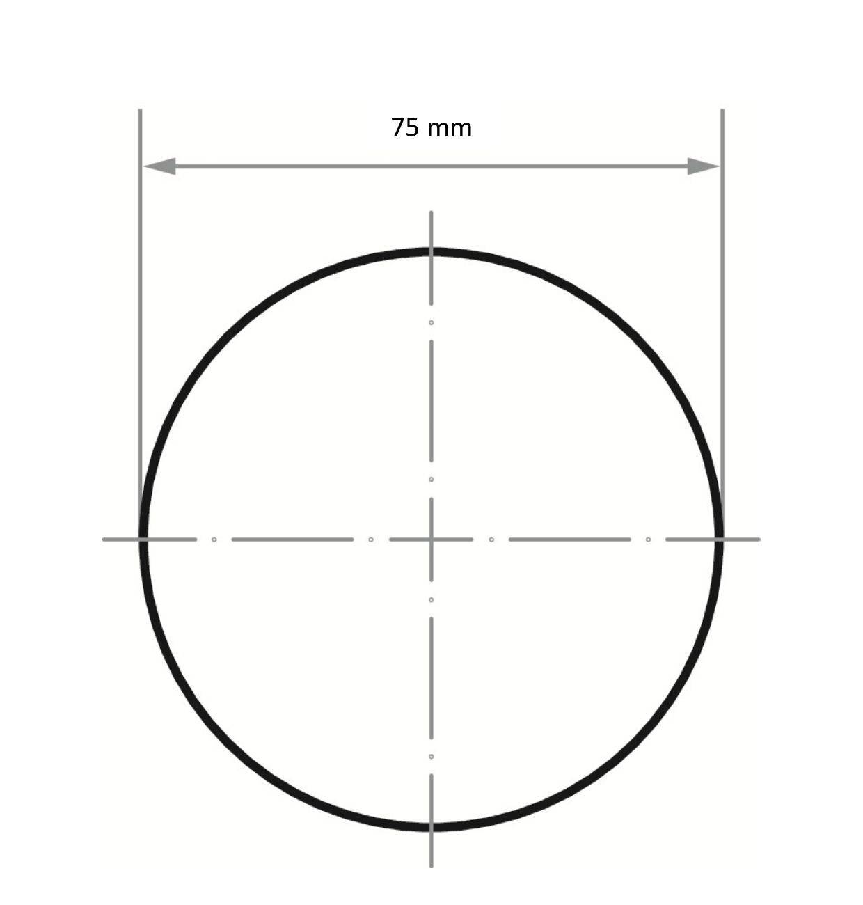 LUKAS-ERZETT PSG 075 ZK Power 36 A33770750360458 Schleifblatt Körnung (num) 36 (Ø) 75mm 50St.