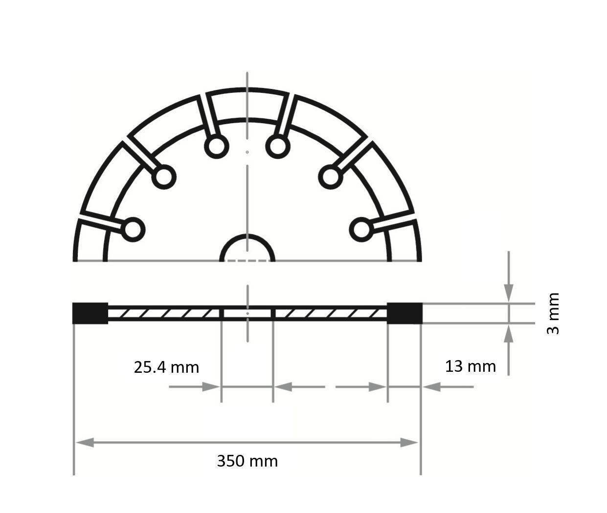 LUKAS-ERZETT A344033502213213 DiamantLD Multi S13 350 Diamanttrennscheibe 1St.