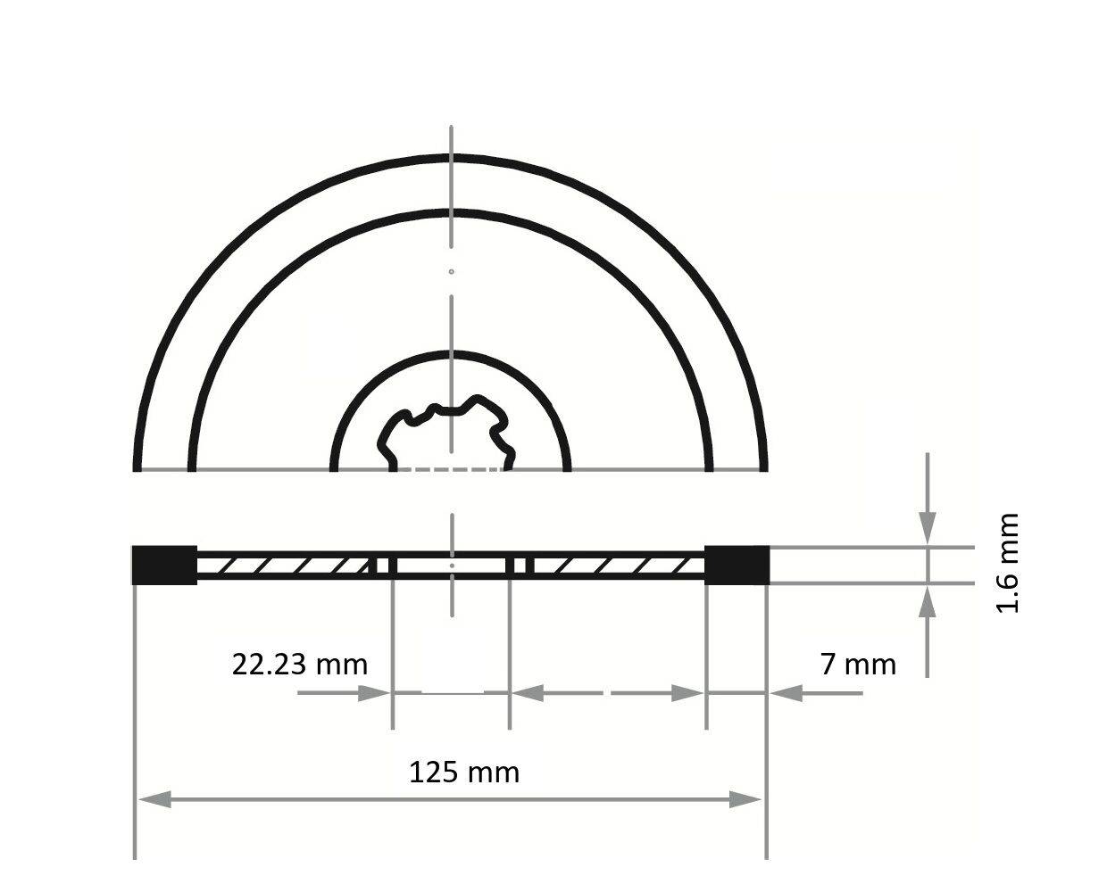 LUKAS-ERZETT A344111259107013 DiamantFLIESE S7 X-LOCK 125 Diamanttrennscheibe 10St.