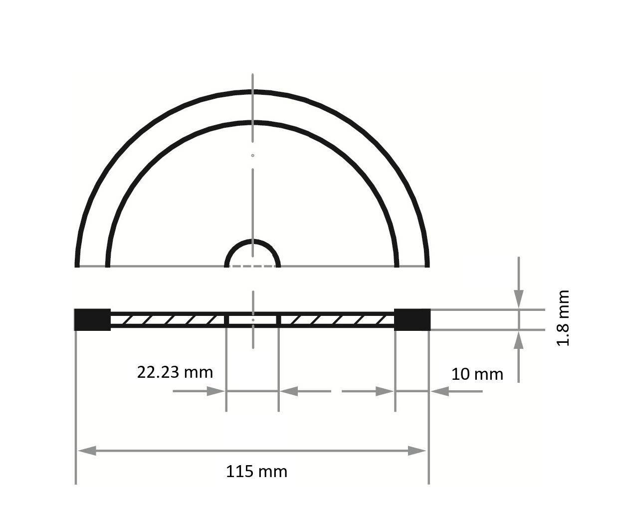 LUKAS-ERZETT A344141151110013 DiamantTURBO S10 115 Diamanttrennscheibe 1St.