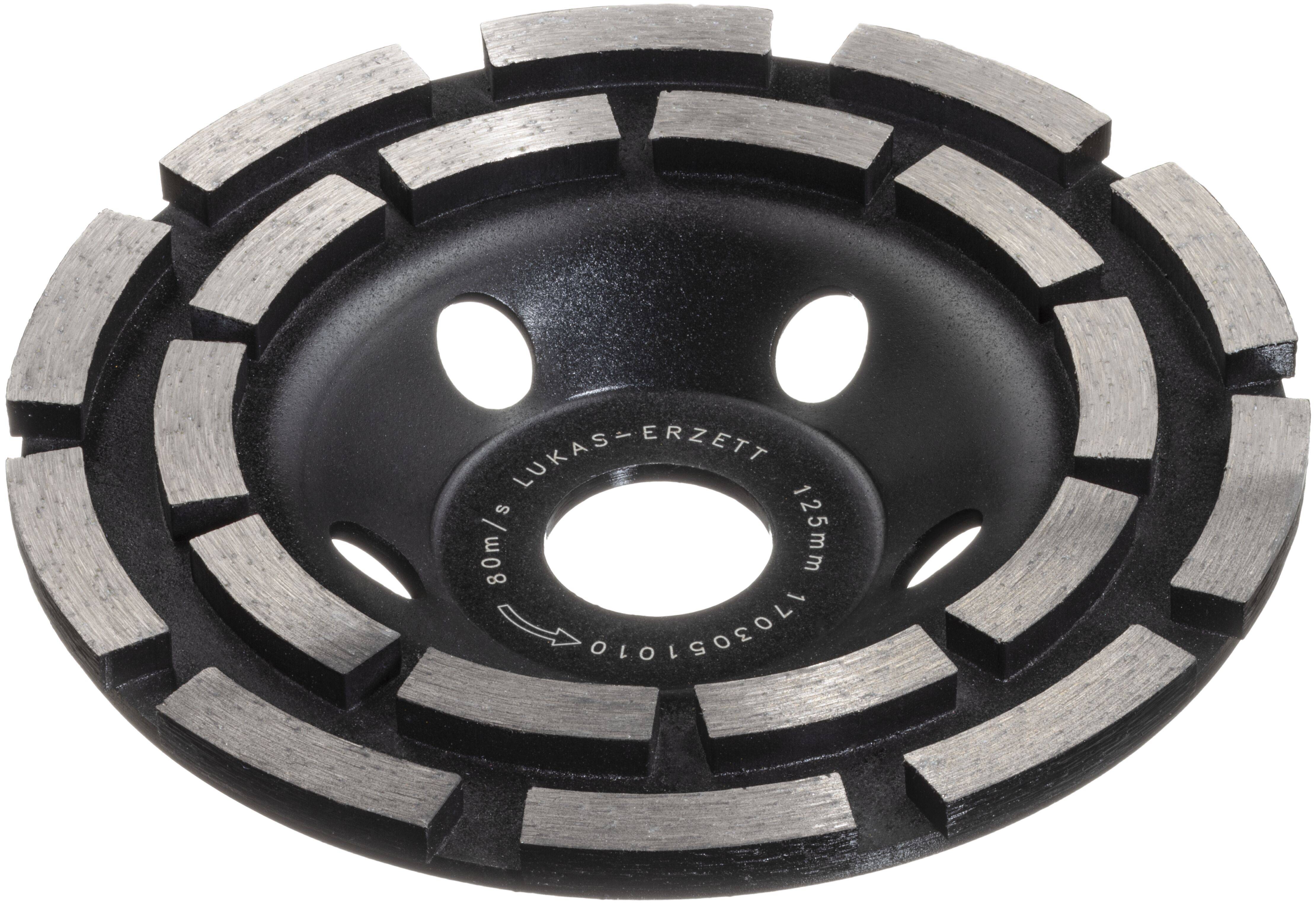 LUKAS-ERZETT A345531251607185 Diamantschleiftopf DST S5 universal Ø 125mm für Winkelschleifer DST S5 125x22,23x5 1St.