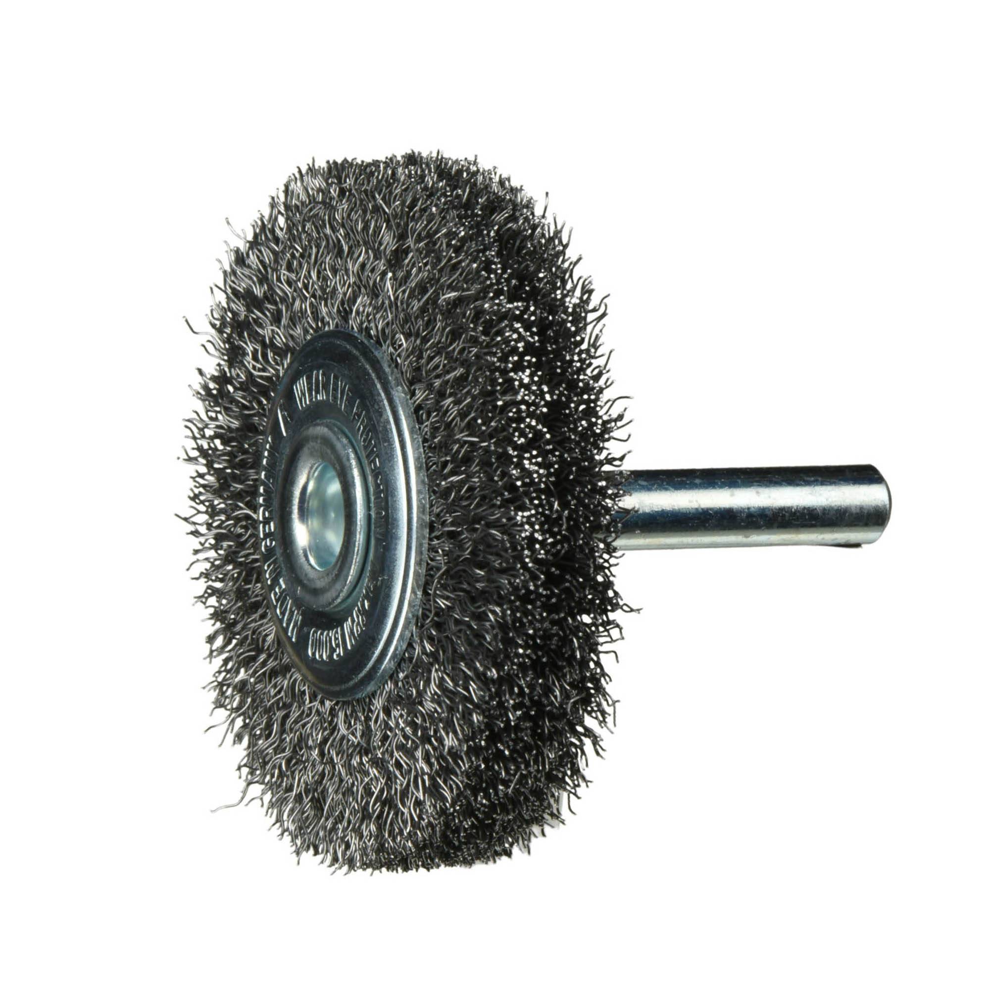 LUKAS-ERZETT Schaftrund-Drahtbürste BSSW für Stahl 50x10mm für Bohrmaschinen gewellt BSSW 05010 S6 A350005026 10St.