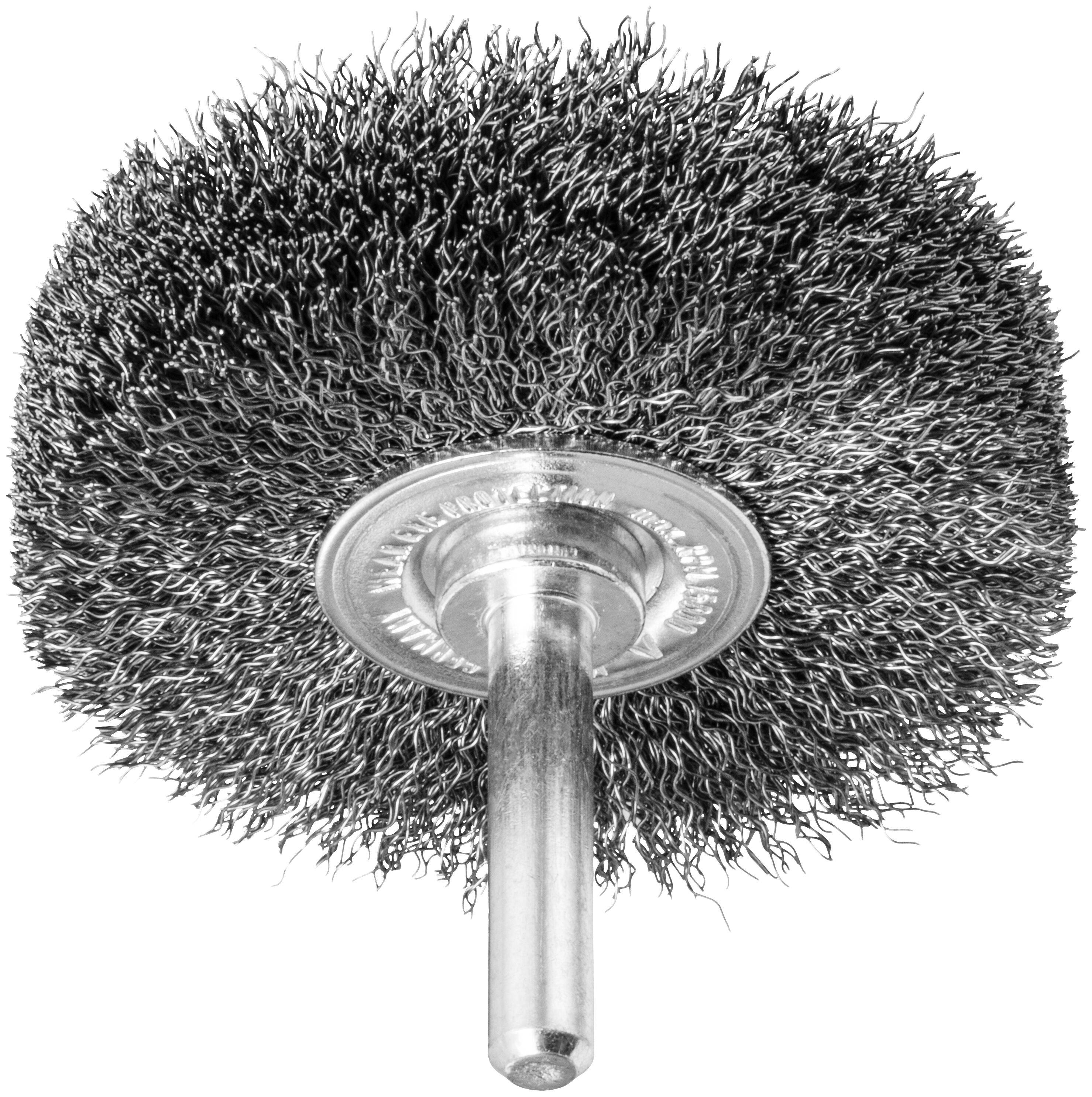 LUKAS-ERZETT Schaftrund-Drahtbürste BSSW für Stahl 60x18mm für Bohrmaschinen gewellt BSSW 06018 S6 A350006036 10St.
