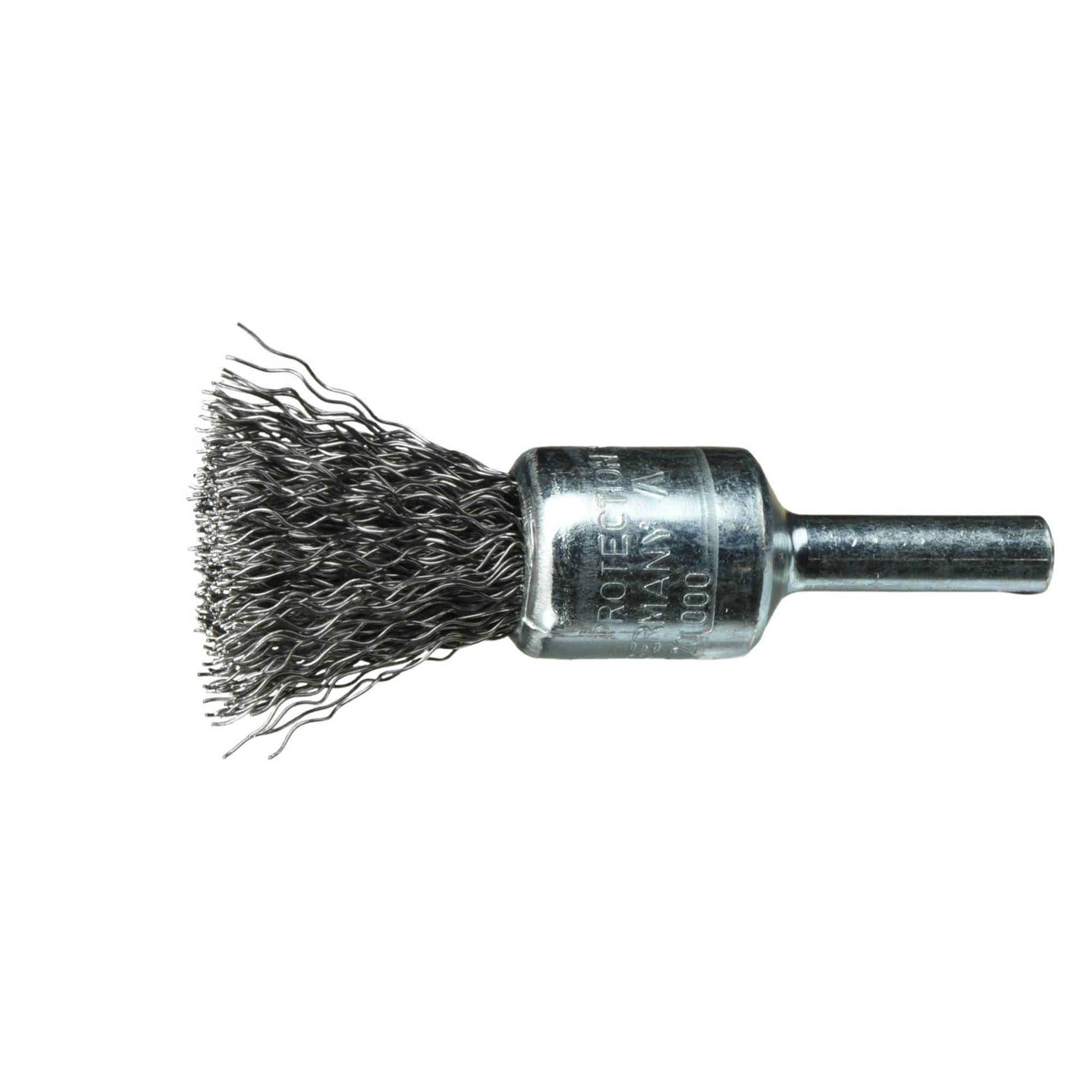 LUKAS-ERZETT Schaftrund-Drahtbürste BPSW für Stahl 17x25mm für Bohrmaschinen gewellt BPSW 01725 S6 A350101506 10St.