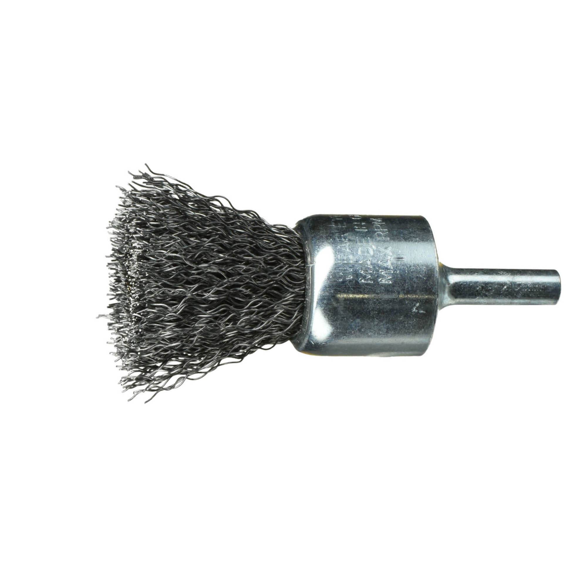 LUKAS-ERZETT Schaftrund-Drahtbürste BPSW für Stahl 25x25mm für Bohrmaschinen gewellt BPSW 02525 S6 A350102206 10St.