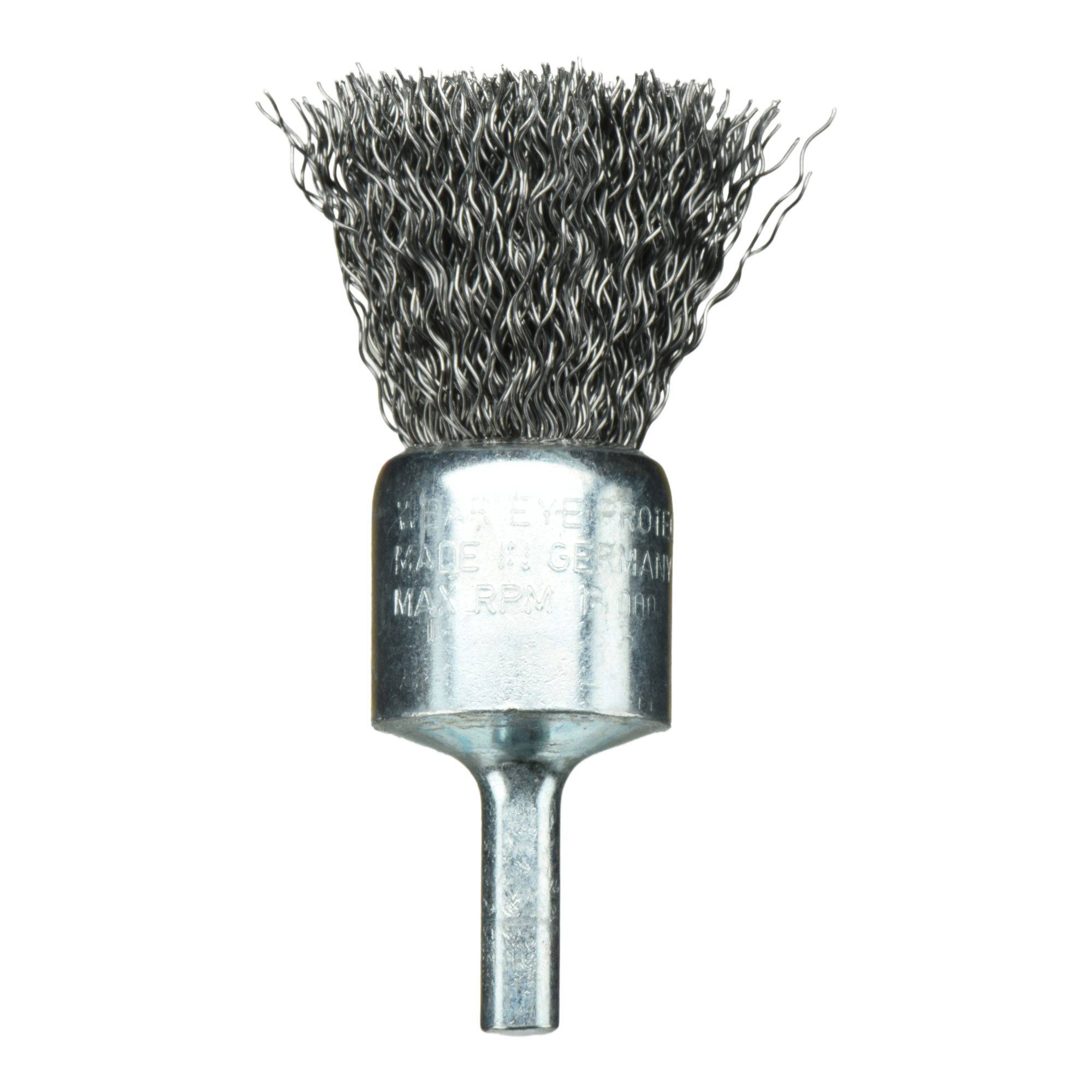 LUKAS-ERZETT Schaftrund-Drahtbürste BPSW für Stahl 25x25mm für Bohrmaschinen gewellt BPSW 02525 S6 A350102206 10St.