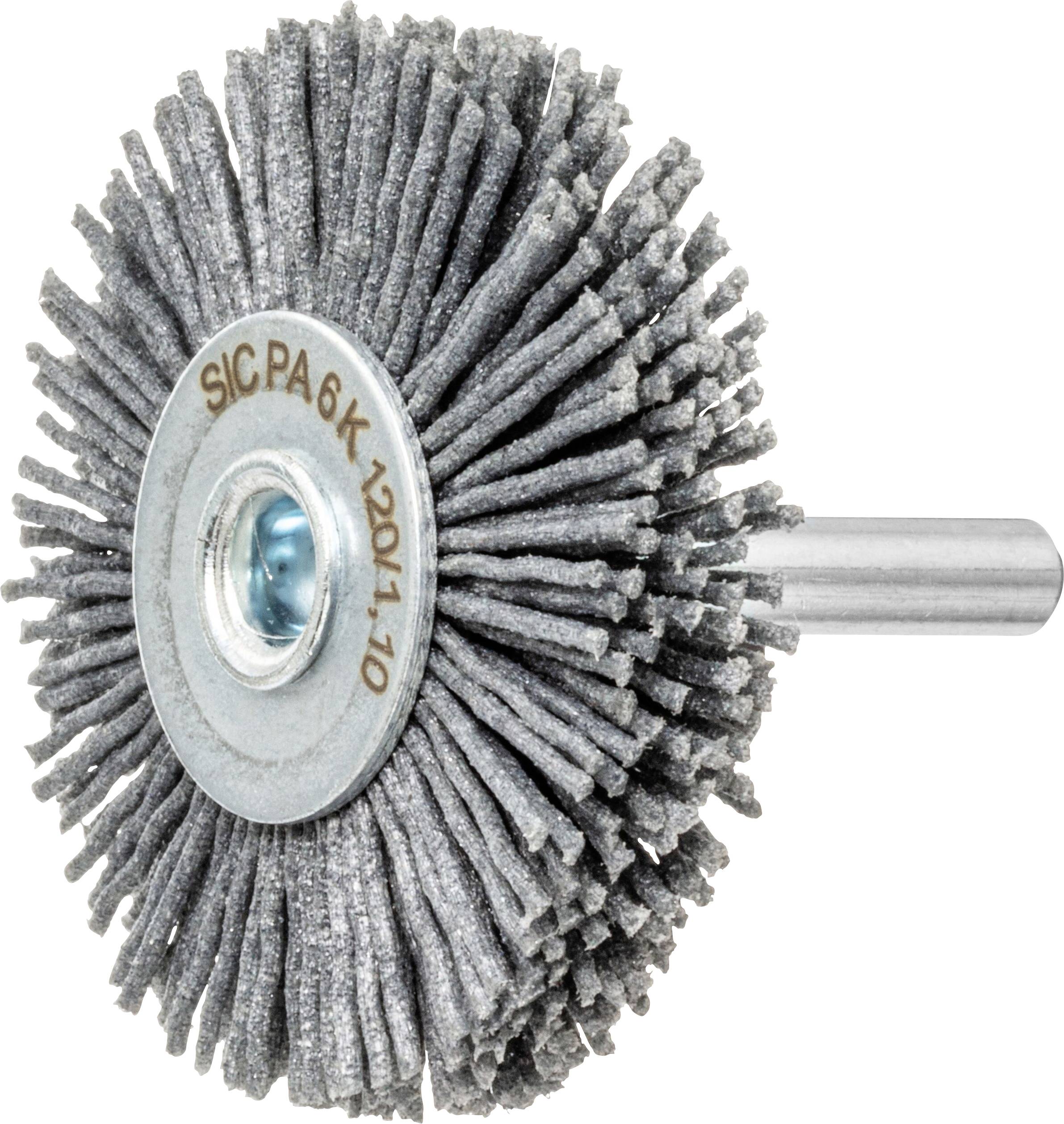 LUKAS-ERZETT Schaftrund-Drahtbürste BSNG universal 50x10mm für Bohrmaschinen aus Nylon | grob BSNG 05010 S6 A350105010048 10St.