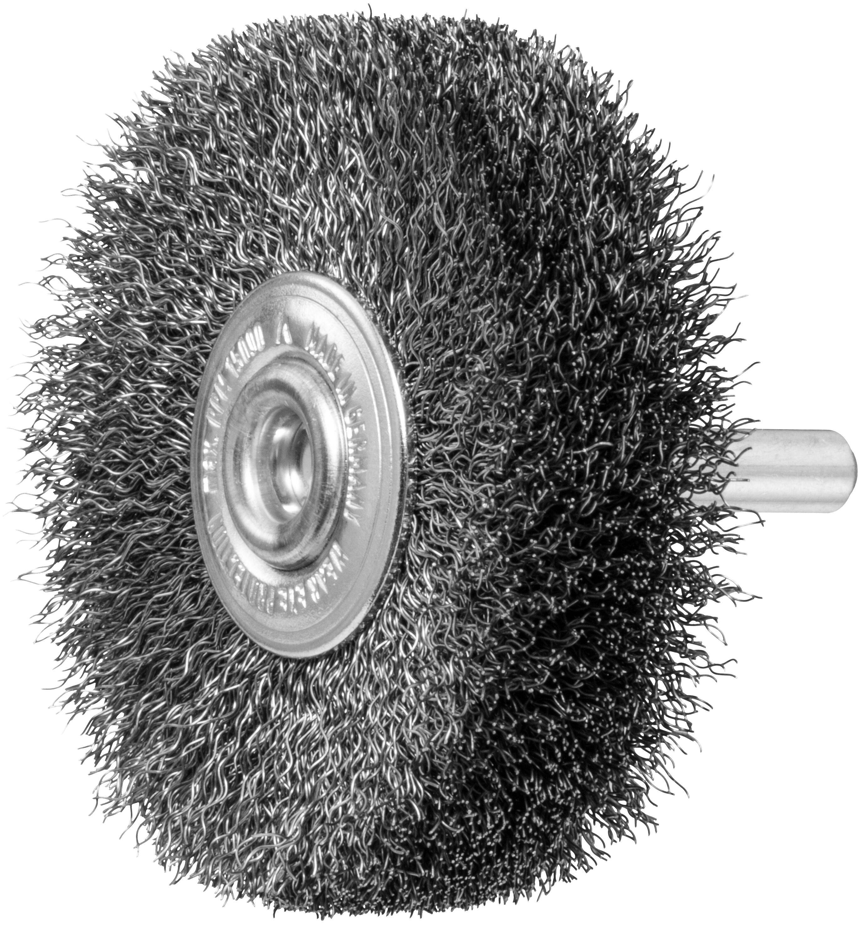 LUKAS-ERZETT Schaftrund-Drahtbürste BSSW universal 50x14mm für Bohrmaschinen gewellt BSSW 05014 S6 A350105014111 10St.