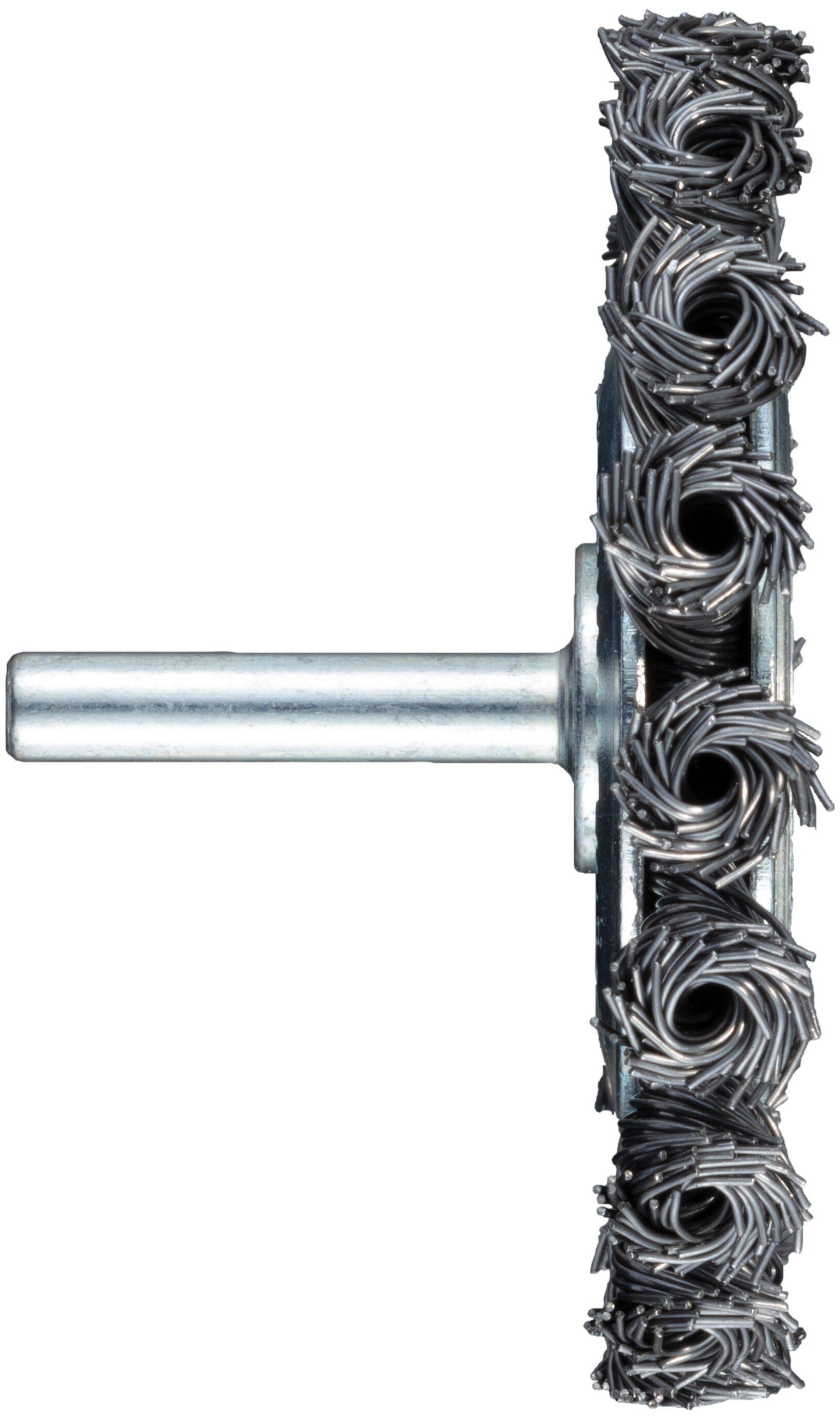 LUKAS-ERZETT Schaftrund-Drahtbürste BSSZ universal 75x8mm für Bohrmaschinen gezopft BSSZ 07508 S6 A350107508135 10St.