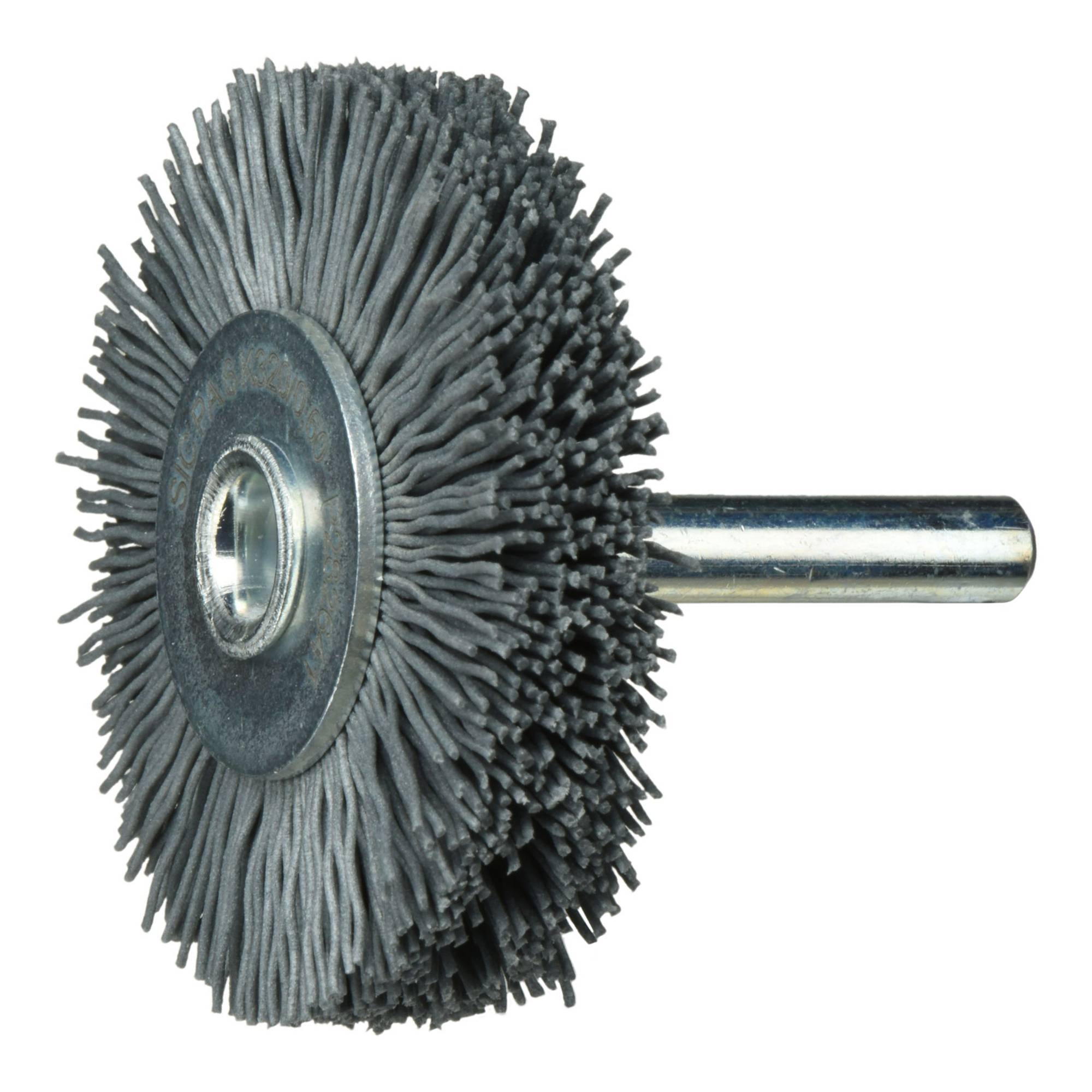 LUKAS-ERZETT Schaftrund-Drahtbürste BSNF universal 100x8mm für Bohrmaschinen aus Nylon | fein BSNF 10008 S6 A350110008050 10St.