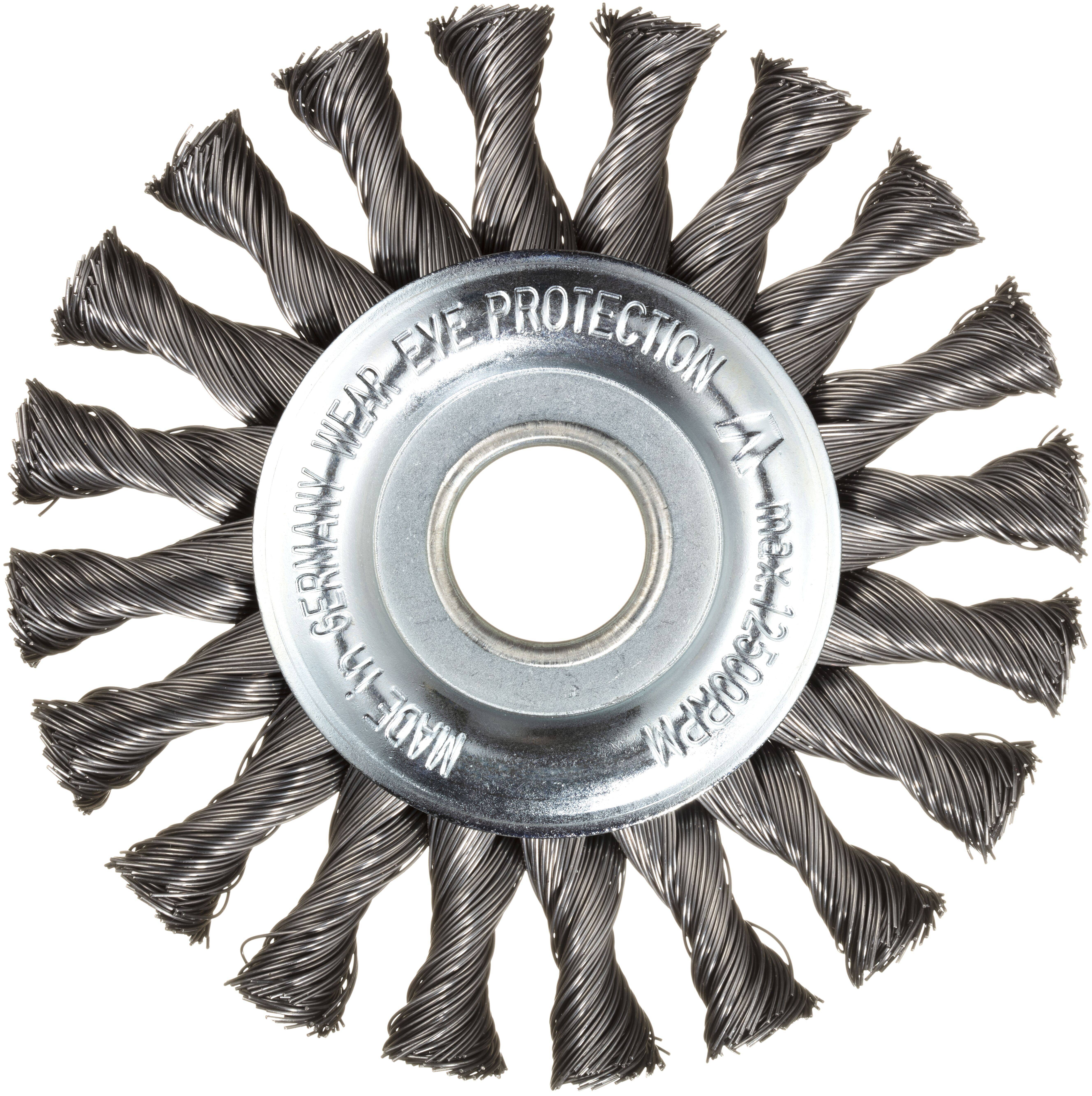 LUKAS-ERZETT Rund-Drahtbürste BRSZ universal 125x14mm für Winkelschleifer gezopft BRSZ 12514 A350312514135 1St.