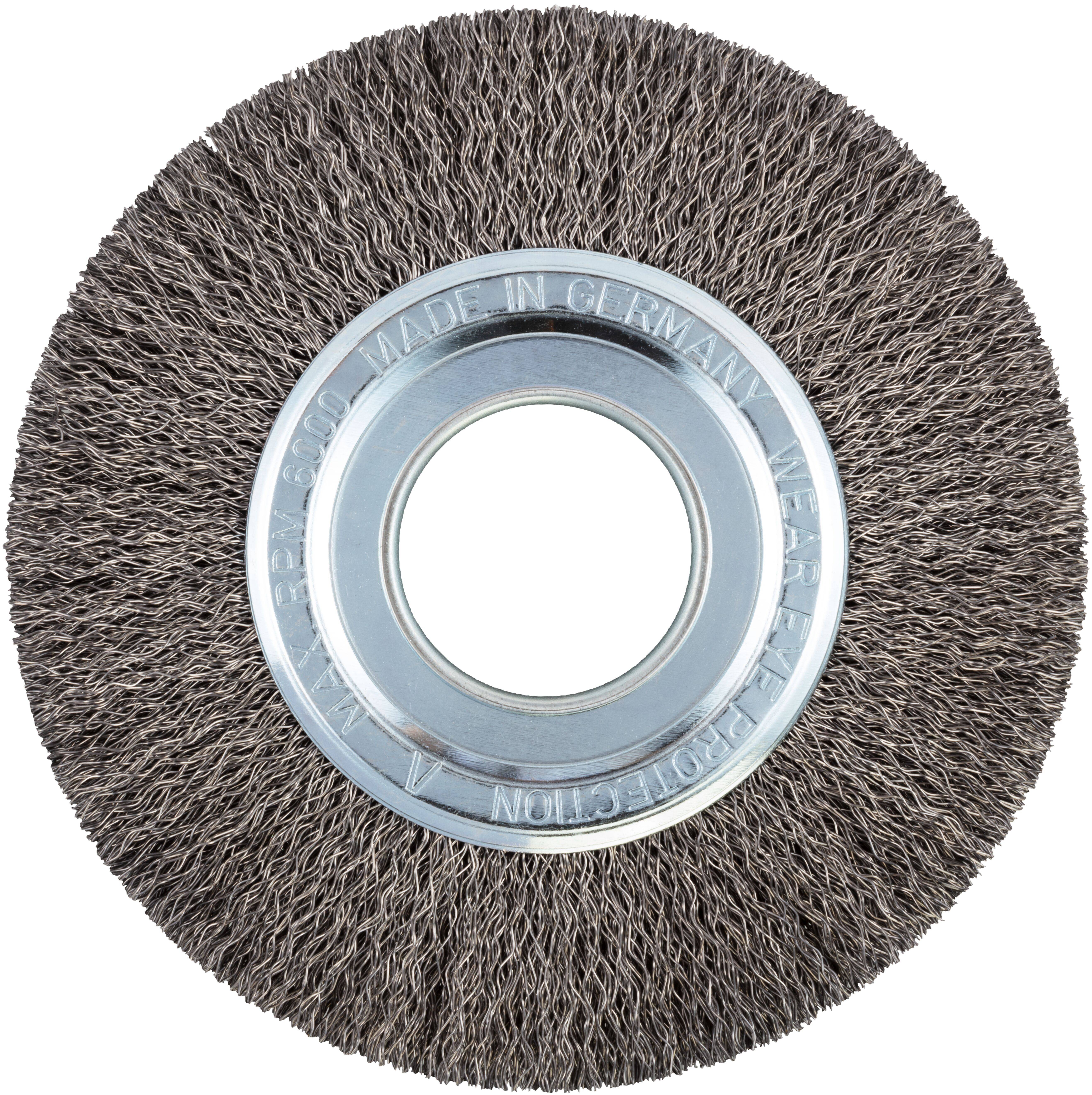 LUKAS-ERZETT Rund-Drahtbürste BRSW universal 150x22mm für Geradschleifer gewellt BRSW 15022 A350315022114 1St.