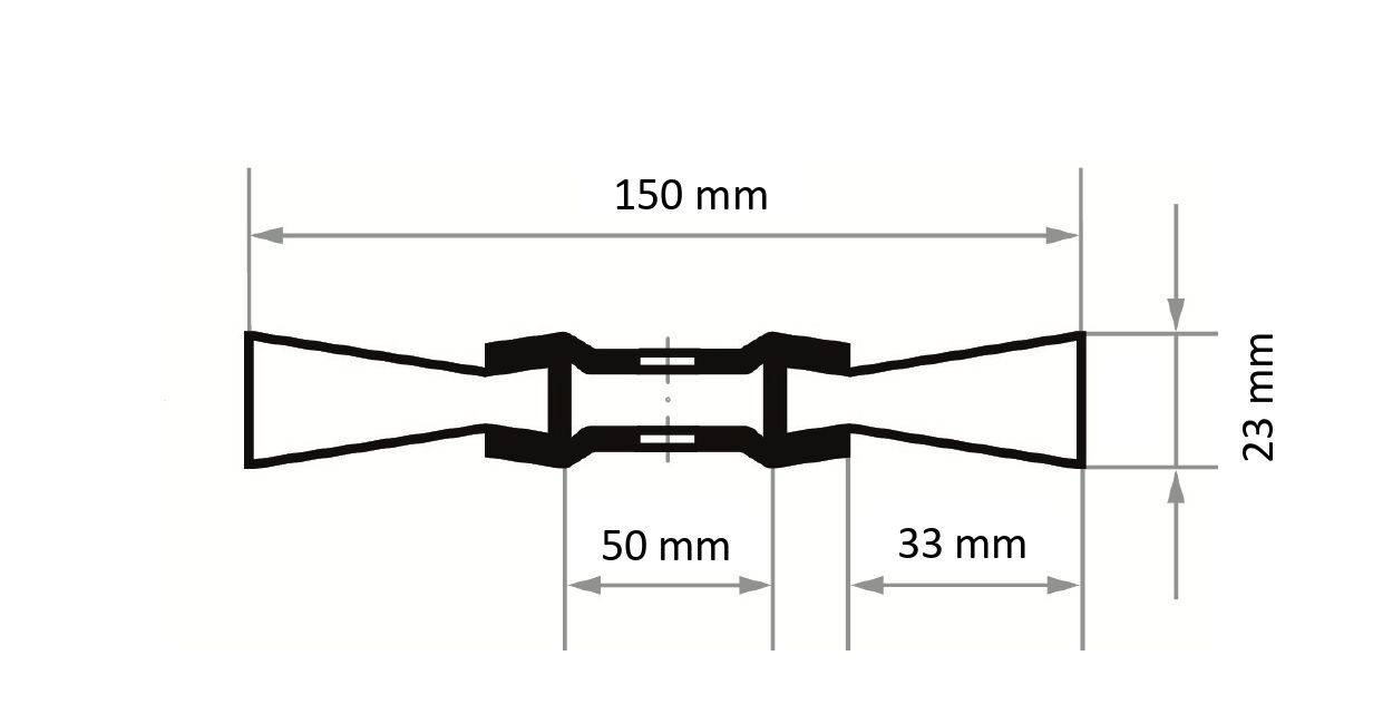 LUKAS-ERZETT Rund-Drahtbürste BRVW für Edelstahl 150x23mm für Geradschleifer gewellt BRVW 15023 B.50 VA A350315023213 1St.