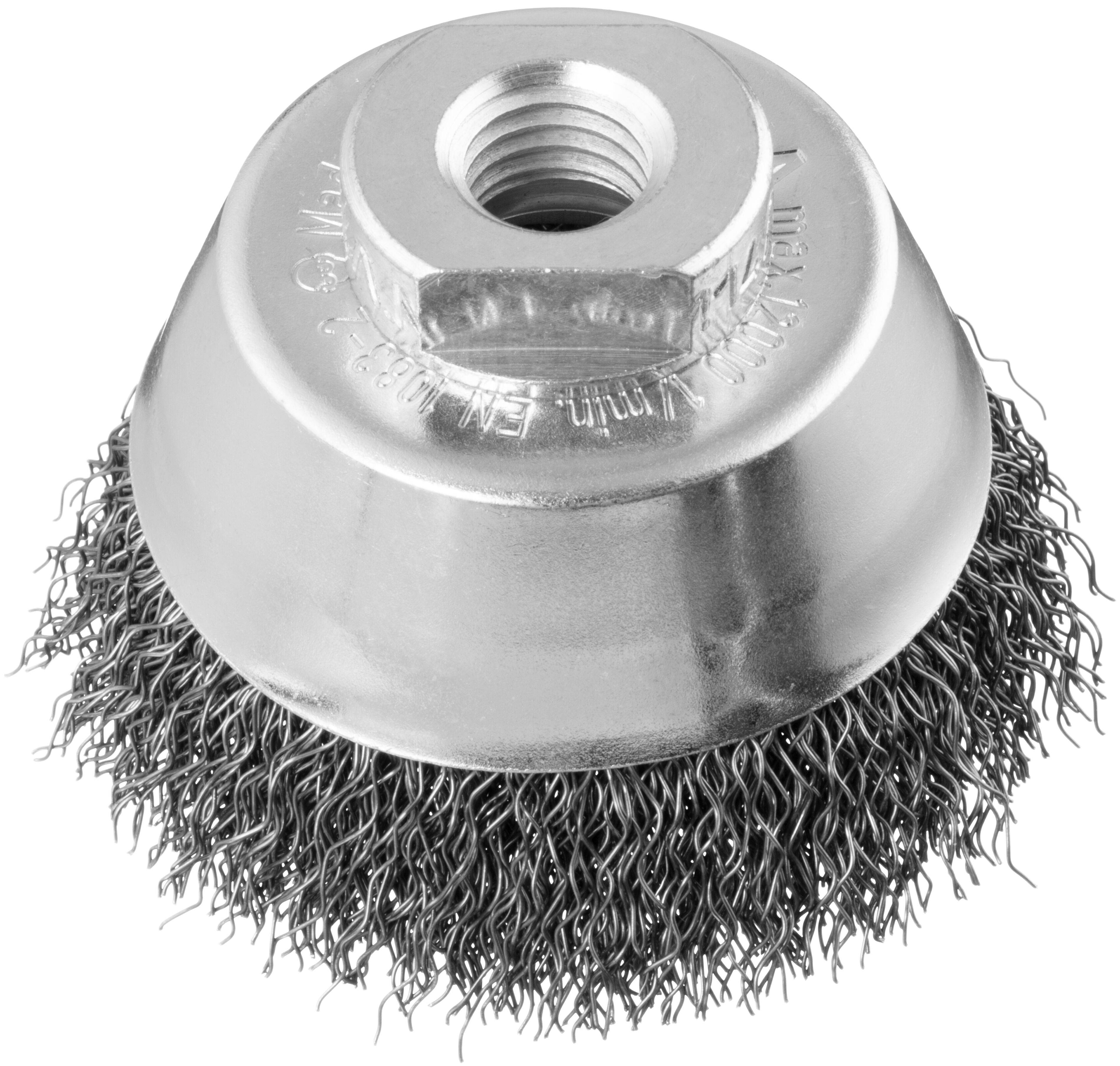 LUKAS-ERZETT Topfbürste BTSW universal 80x25mm für Winkelschleifer gewellt BTSW 08025G M14 A350408025114 1St.