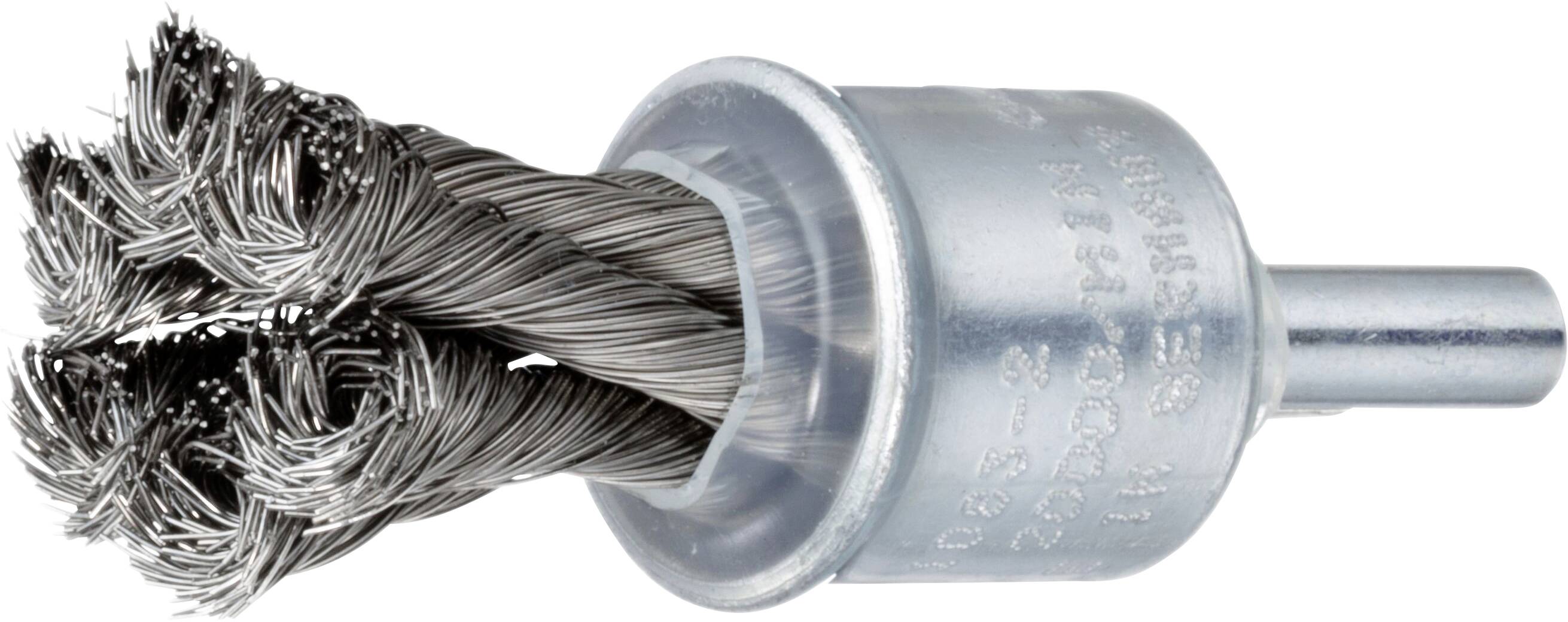 LUKAS-ERZETT Pinsel-Drahtbürste BPVZ für Edelstahl 20x29mm für Geradschleifer gezopft BPVZ 02029 S6 VA A350502029232 10St.