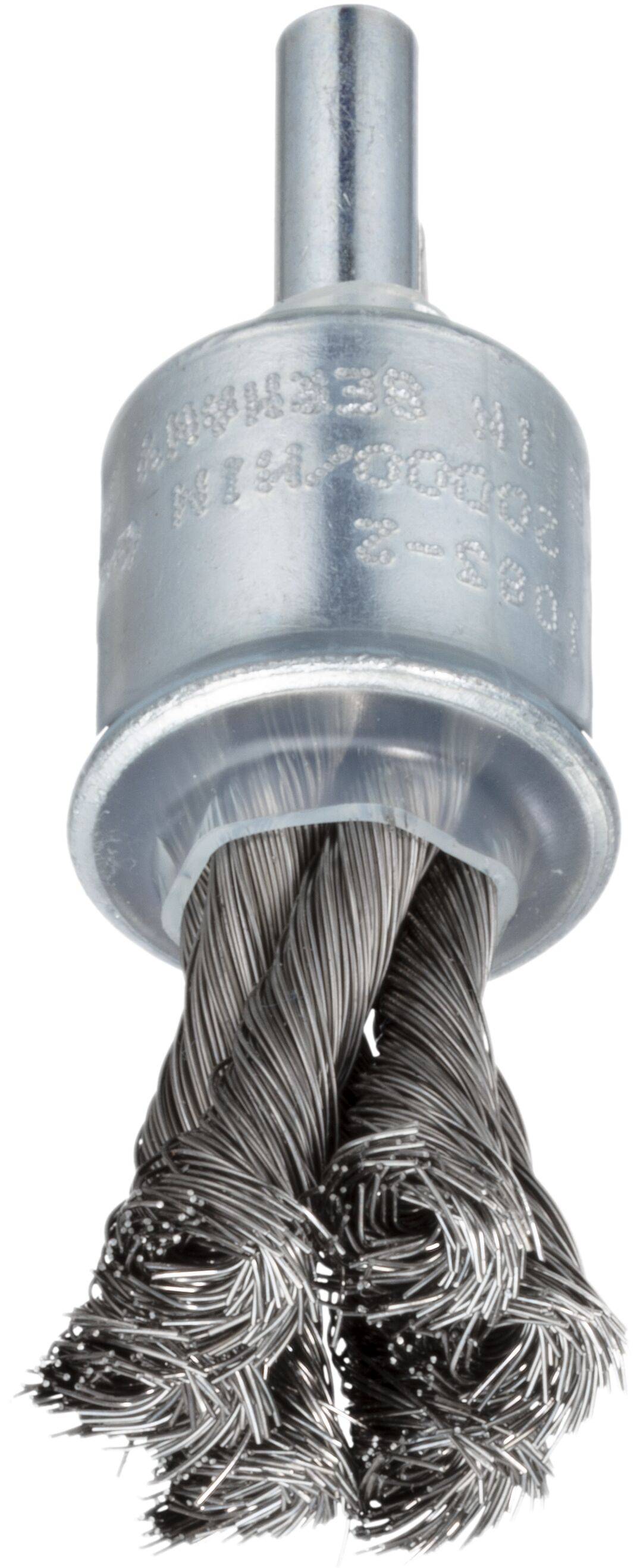 LUKAS-ERZETT Pinsel-Drahtbürste BPVZ für Edelstahl 20x29mm für Geradschleifer gezopft BPVZ 02029 S6 VA A350502029232 10St.