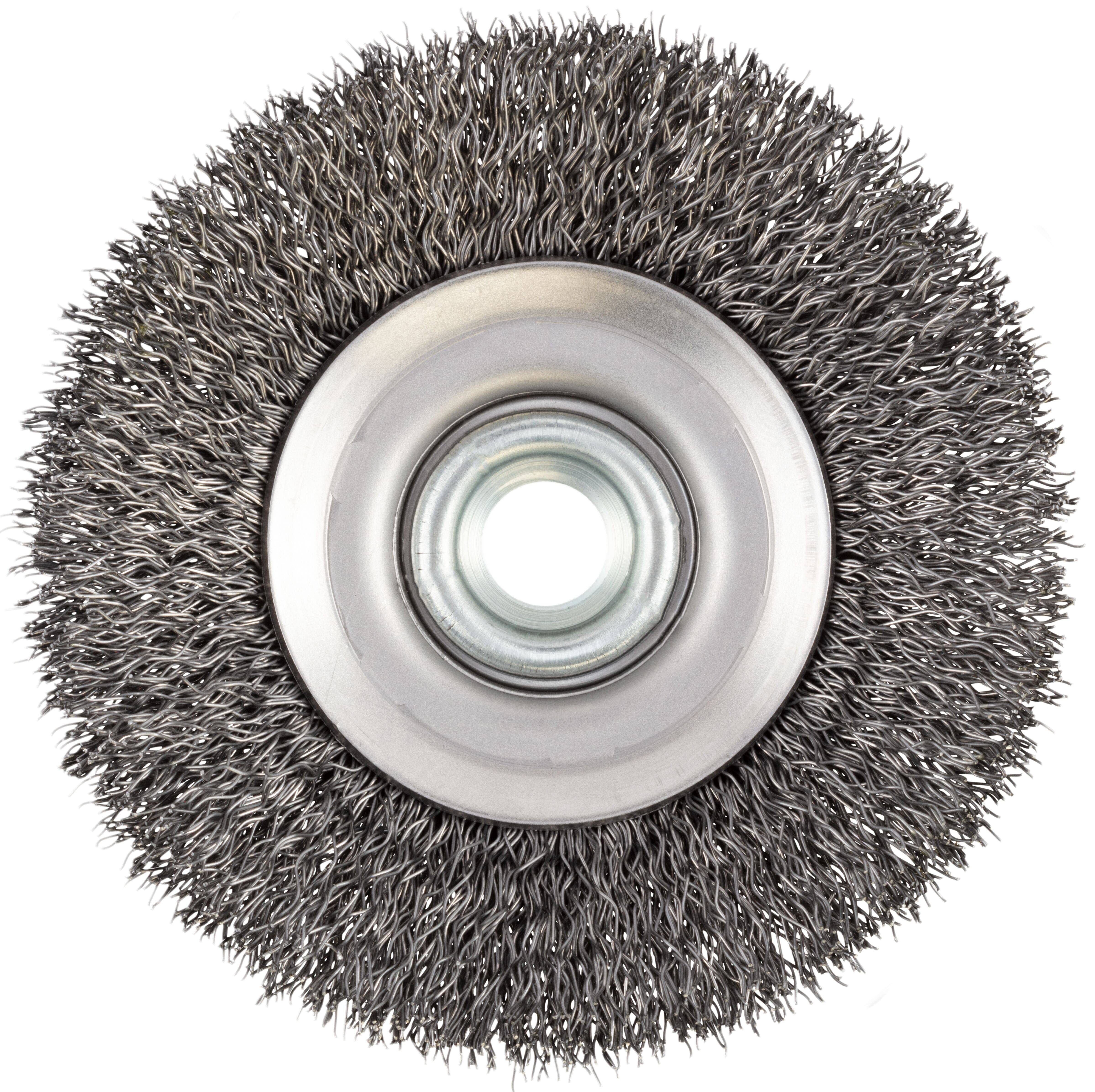 LUKAS-ERZETT Kegelbürste BKSW universal 100x12mm für Geradschleifer gewellt BKSW 10012 M14 A350610012114 1St.