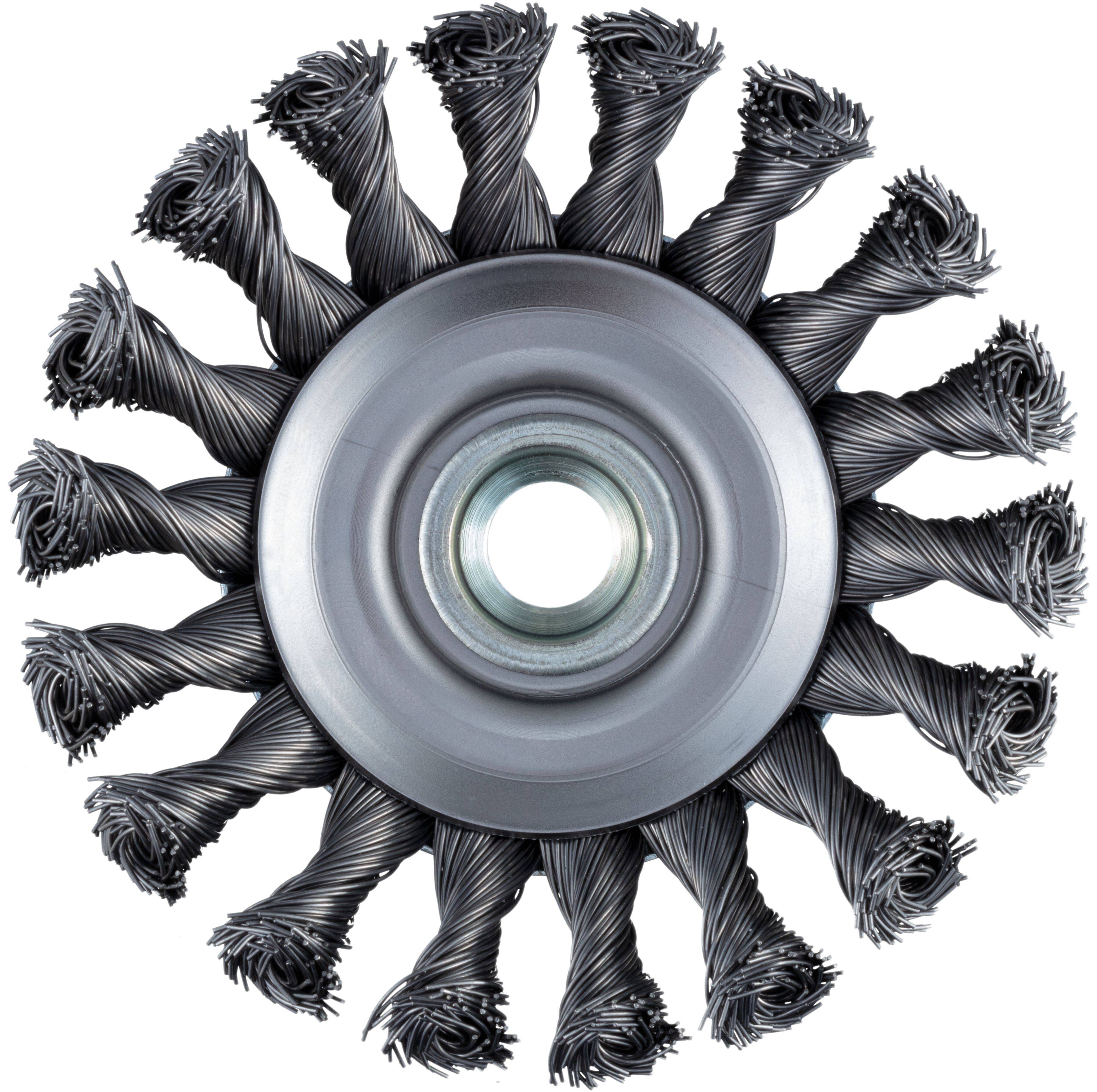 LUKAS-ERZETT Kegelbürste BKSZ universal 100x13mm für Winkelschleifer gezopft BKSZ 10013 M14 A350610013135 1St.