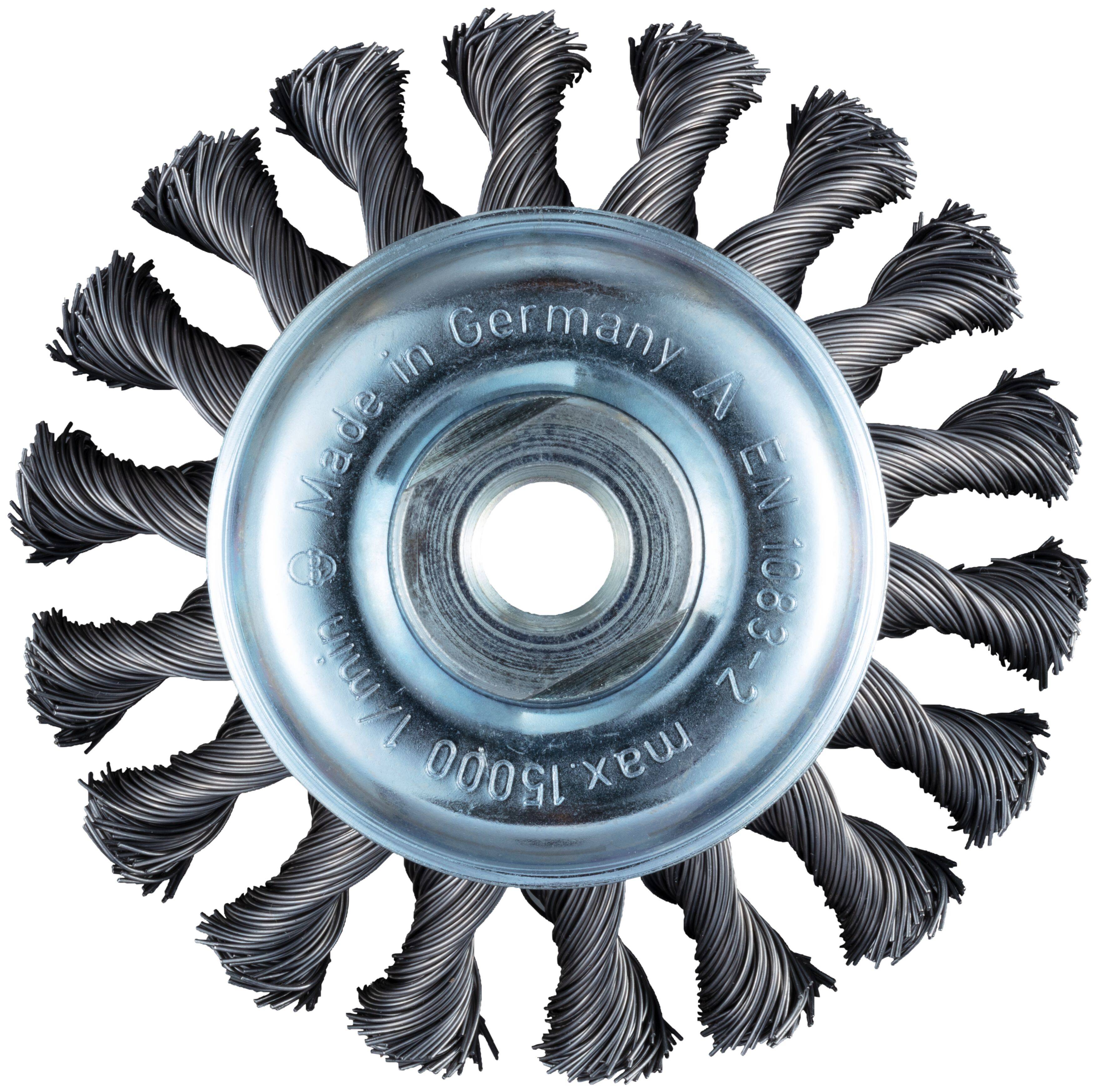 LUKAS-ERZETT Kegelbürste BKSZ universal 100x13mm für Winkelschleifer gezopft BKSZ 10013 M14 A350610013135 1St.